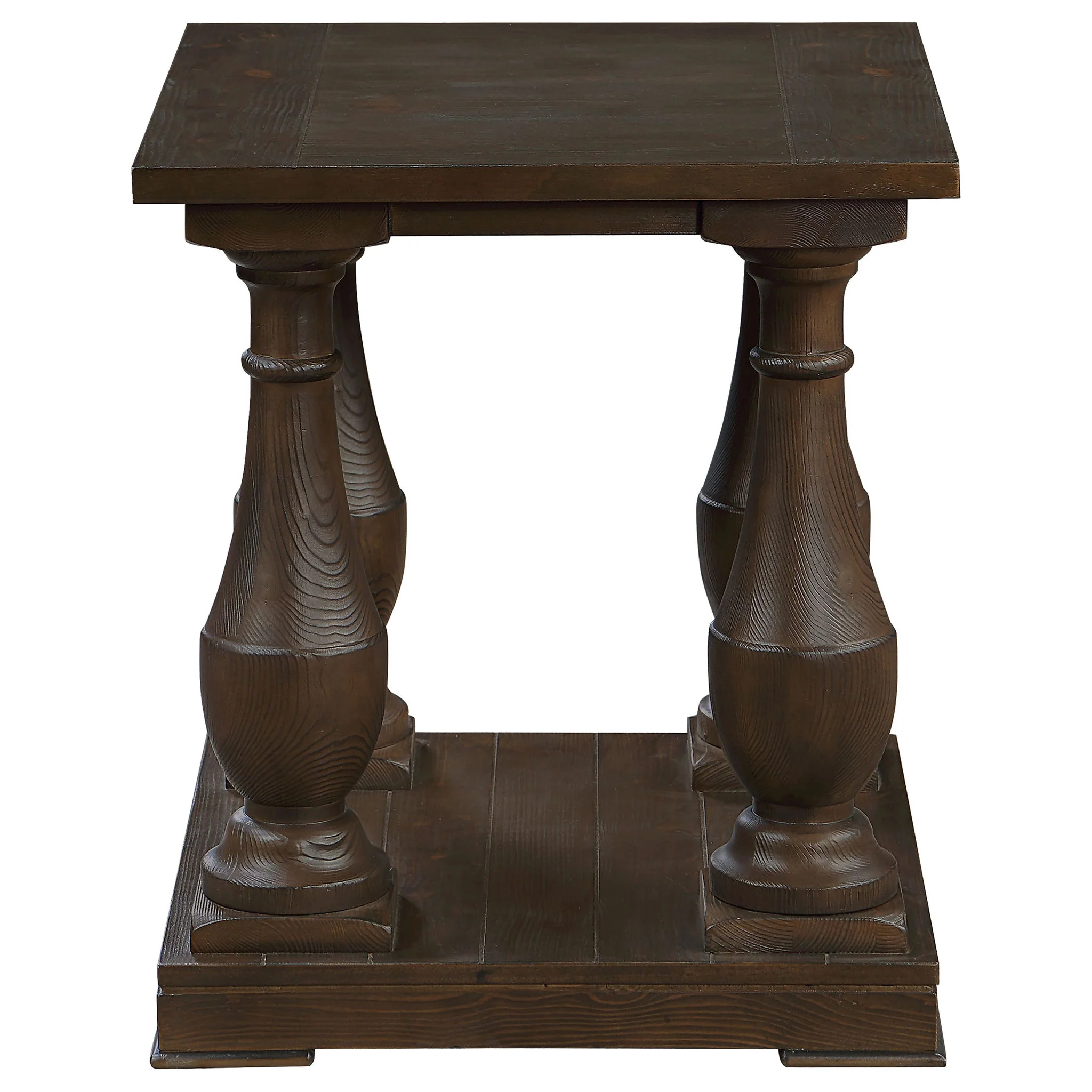 Byer - Rectangular Side End Table Coffee - Coffee - Image 4