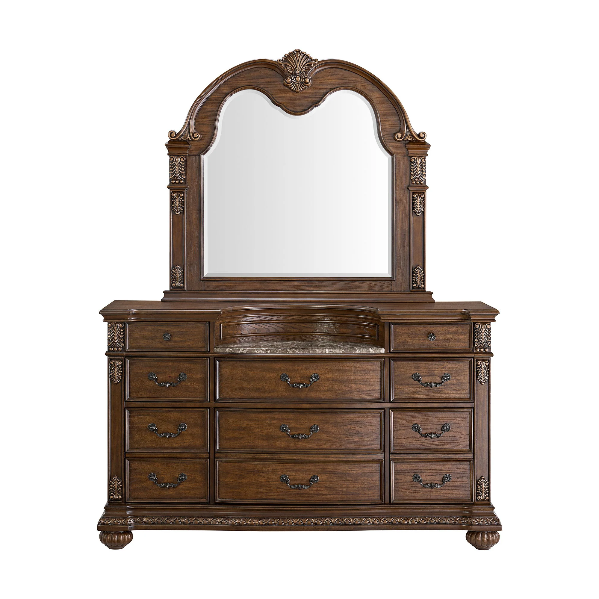 Cadenza - Dresser And Mirror Set - Brown - Image 6