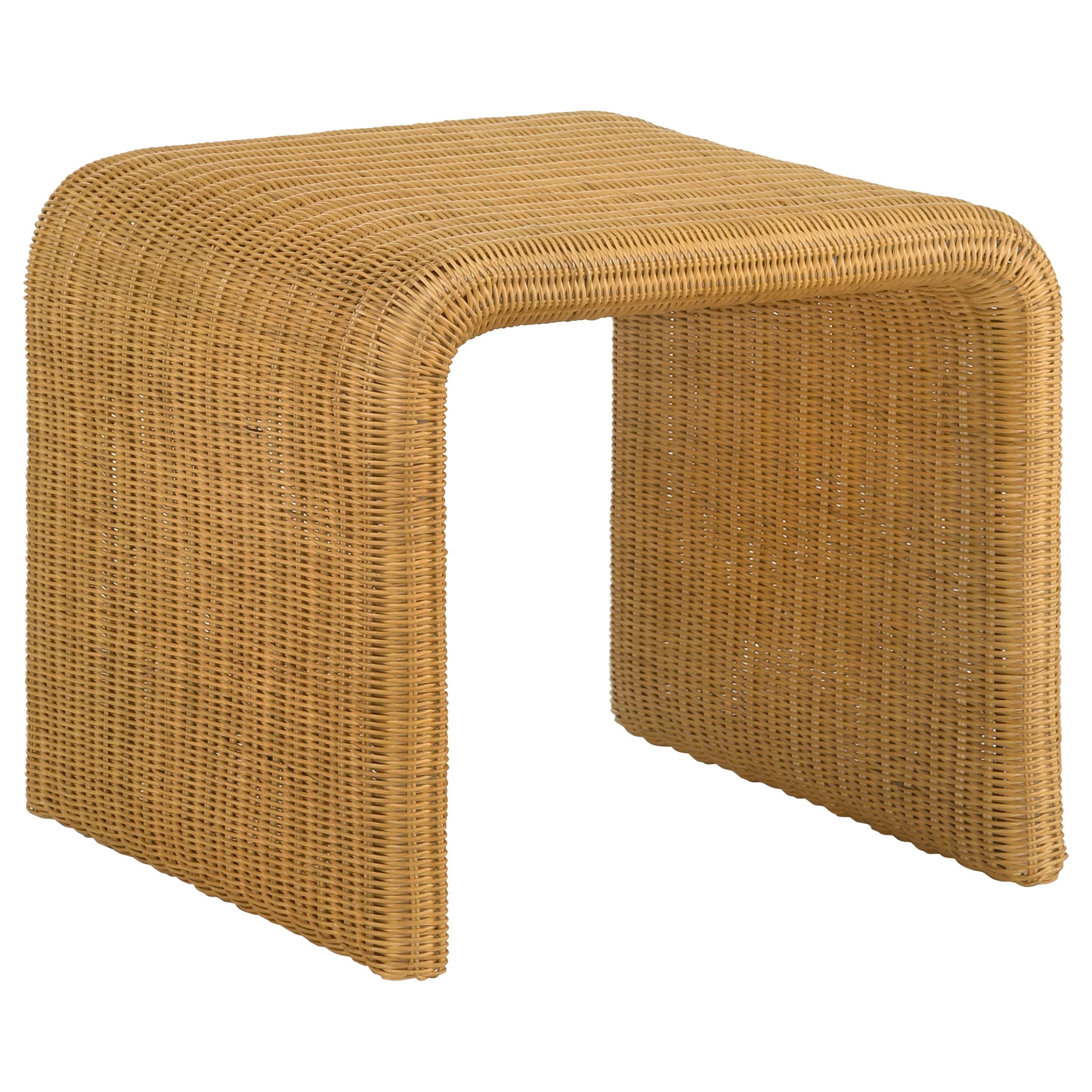 Cahya 2-Piece Rattan Coffee and End Table Set, Natural - Image 4