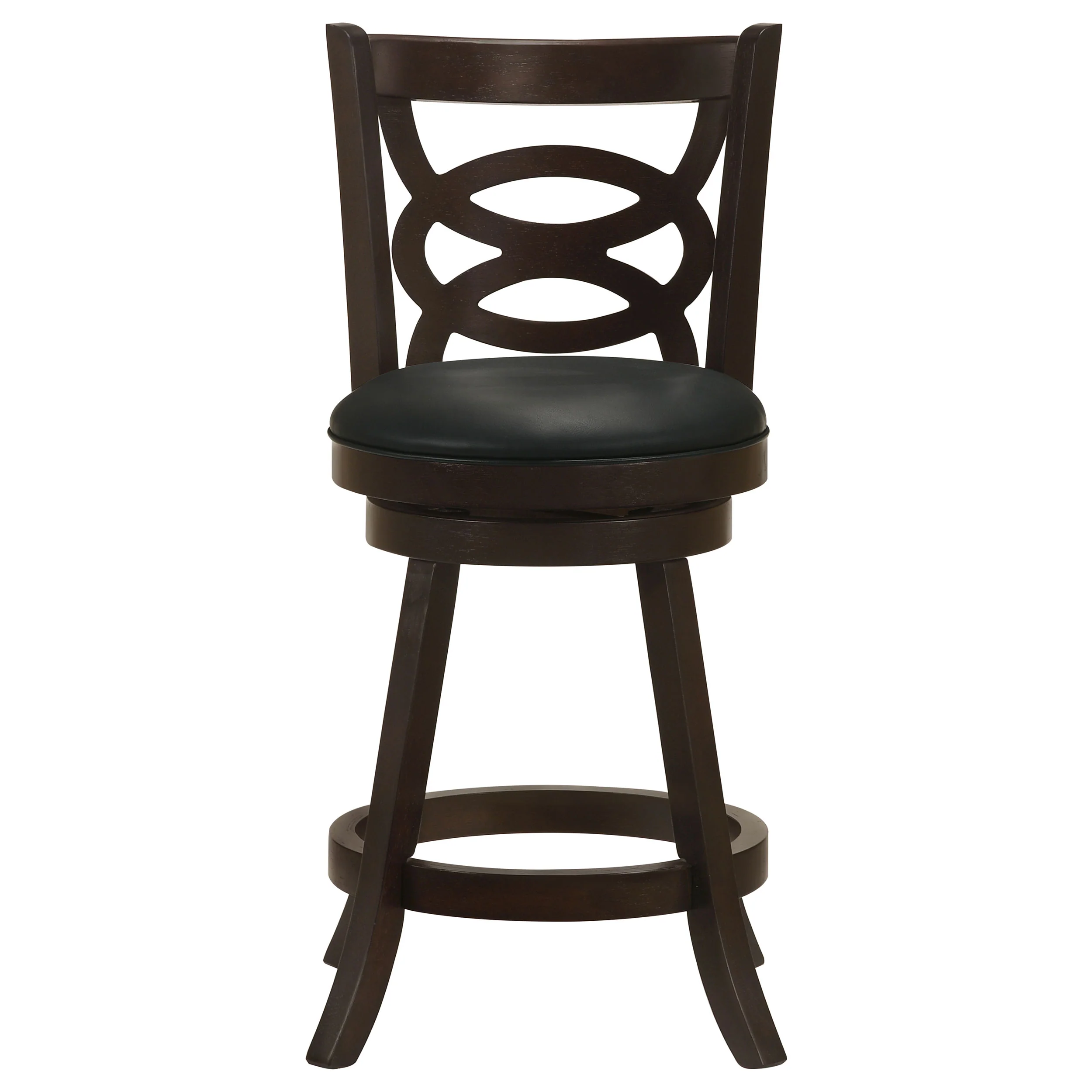 Calecita Wood Swivel Counter Stool Cappuccino, Set of 2 - Image 5