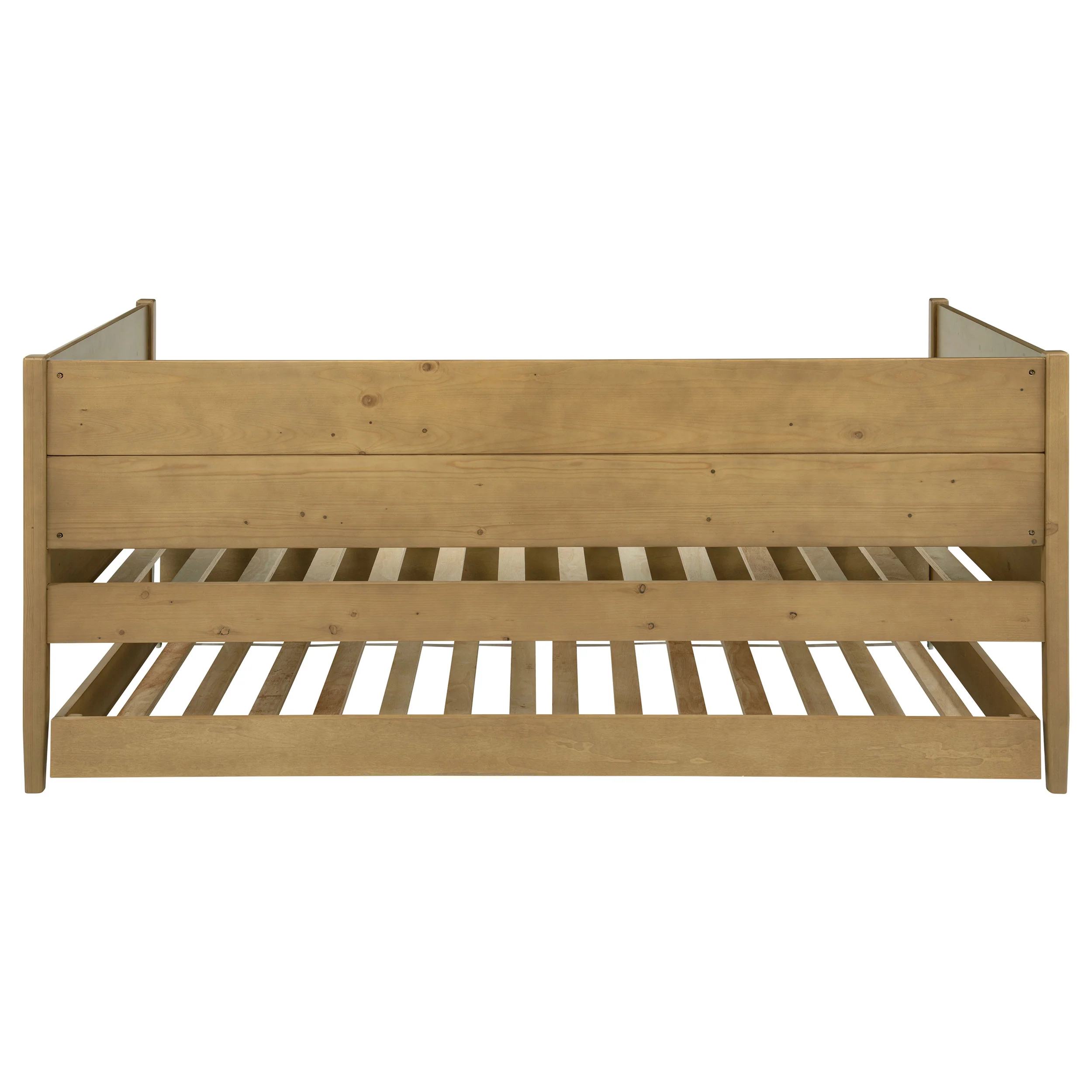 Calinda Wood Twin Daybed With Trundle Natural - Image 6