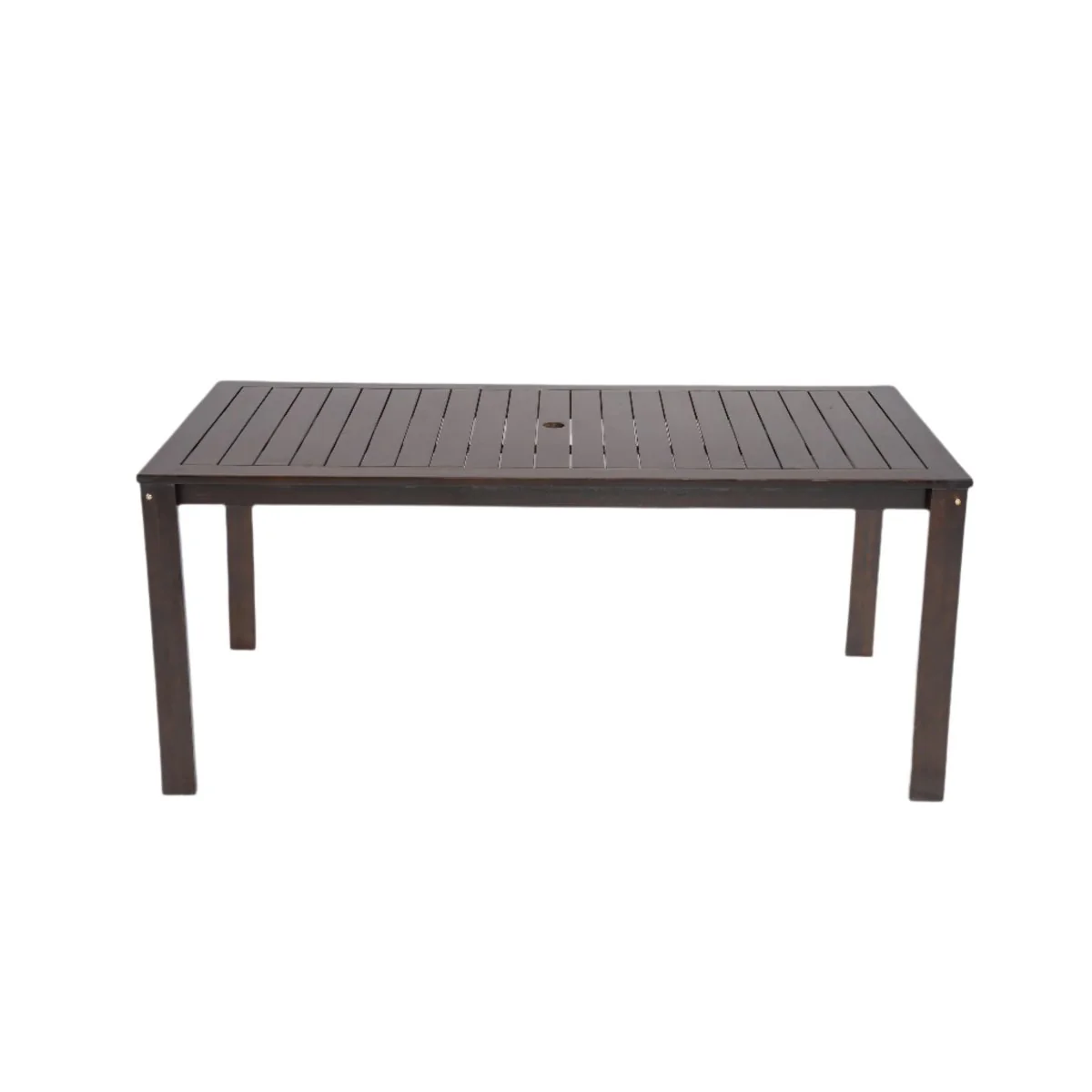 Calistoga 7 Piece Dark Brown Acacia Outdoor Dining Set - Image 9