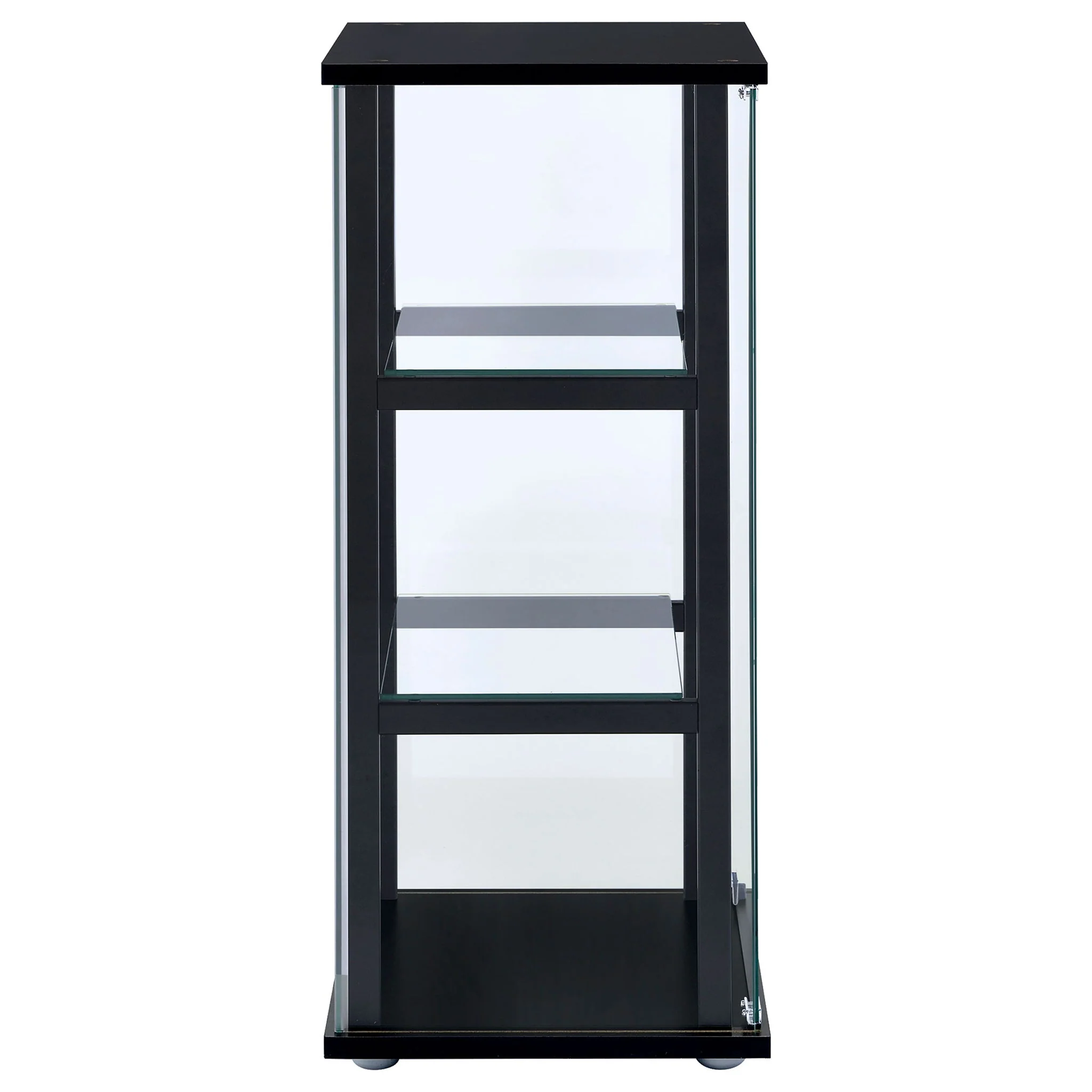 Callie - 3 Shelf Curio Cabinet - Black - Image 3