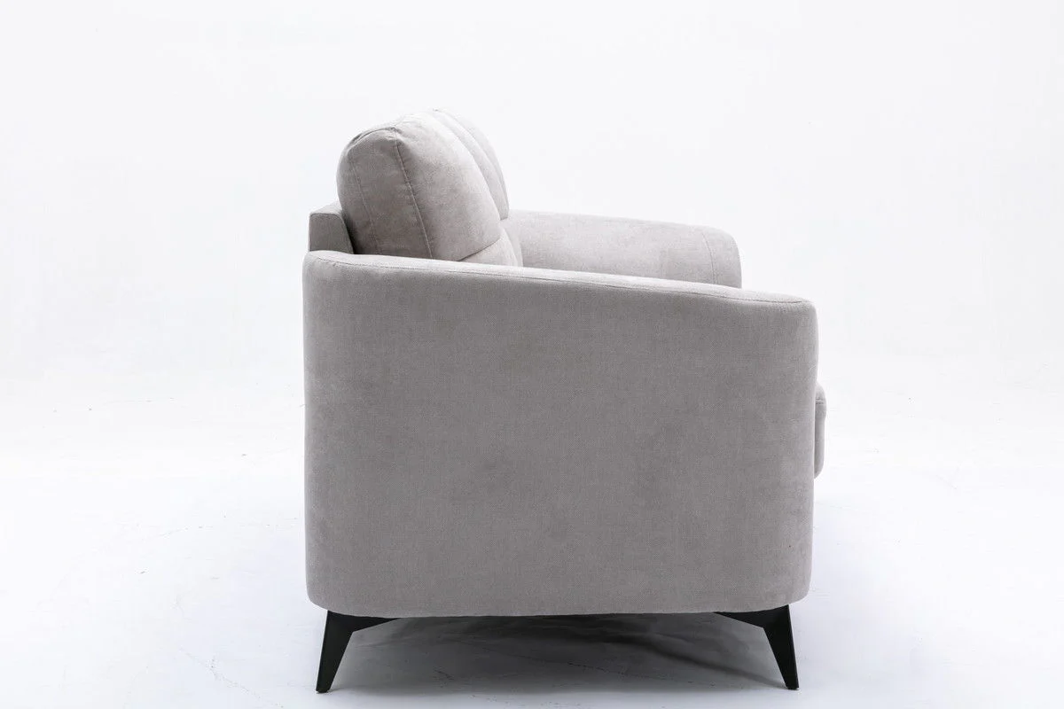 Callie - Woven Fabric Loveseat - Image 4