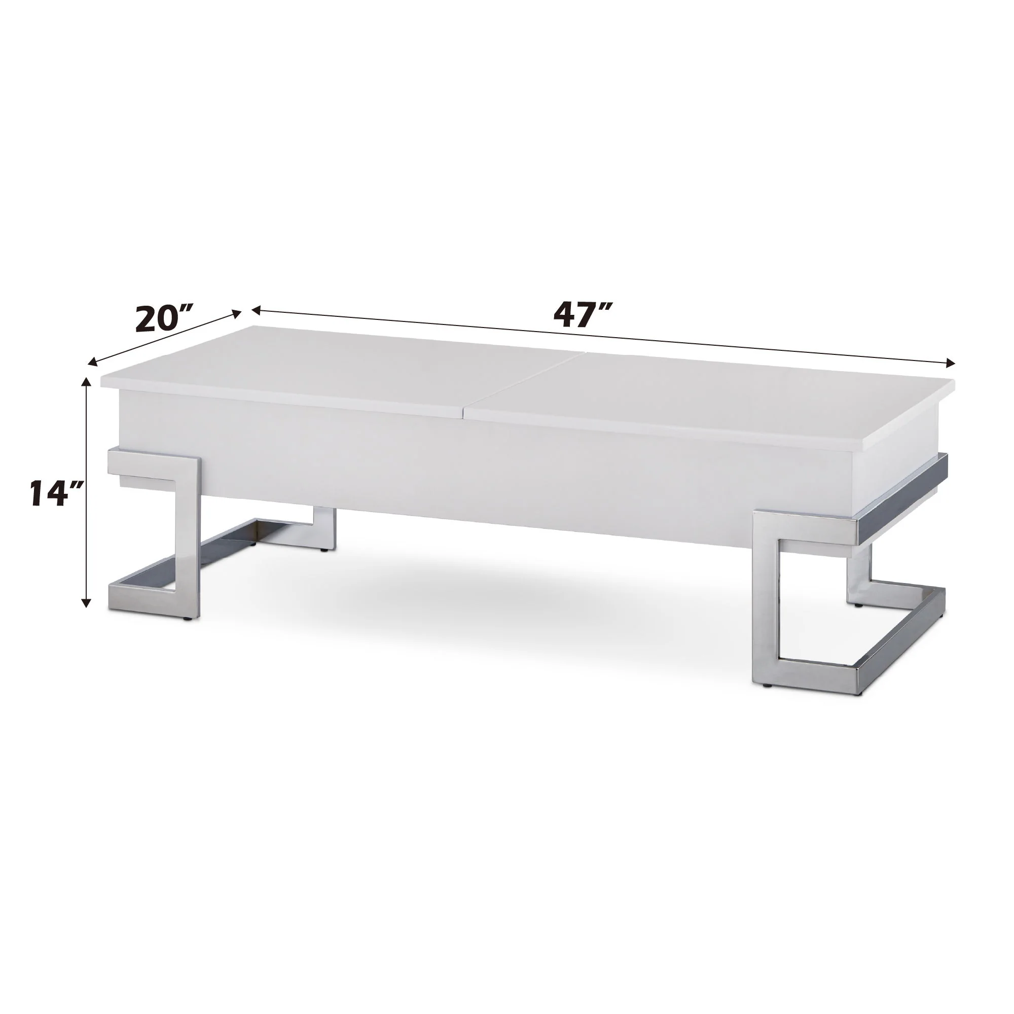 Calmam - High Gloss Coffee Table With Lift Top - Image 7