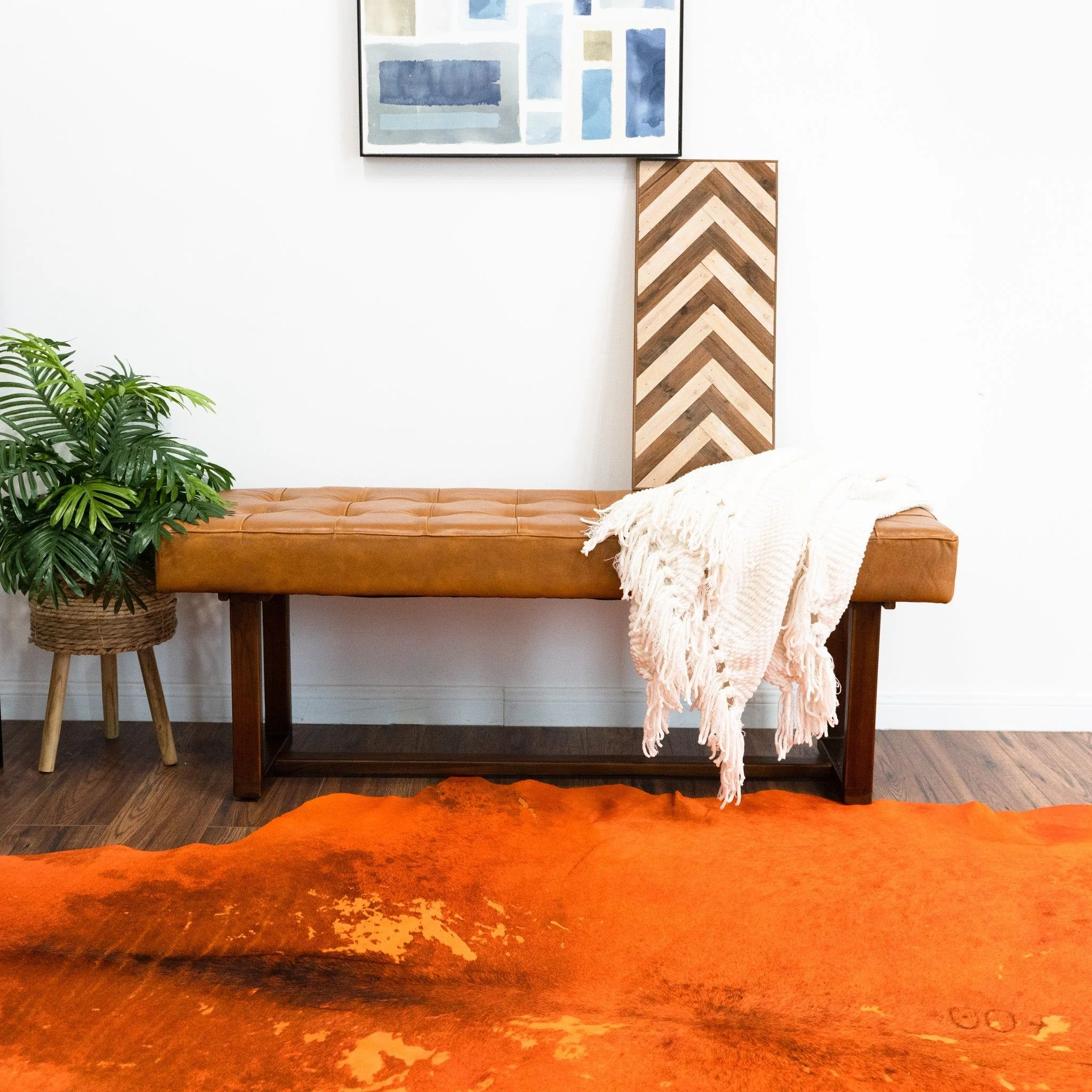 Cameron - Bench - Brown / Tan - Image 2