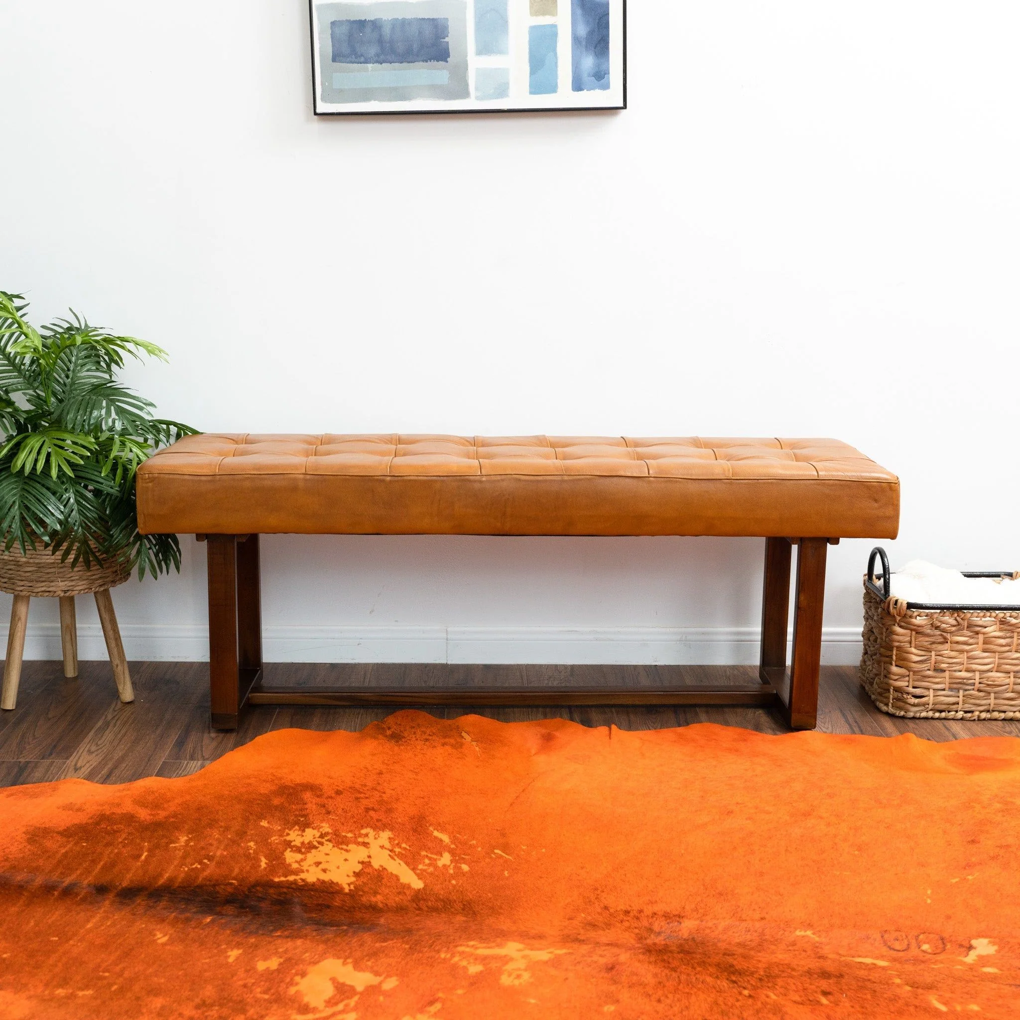 Cameron - Bench - Brown / Tan - Image 9
