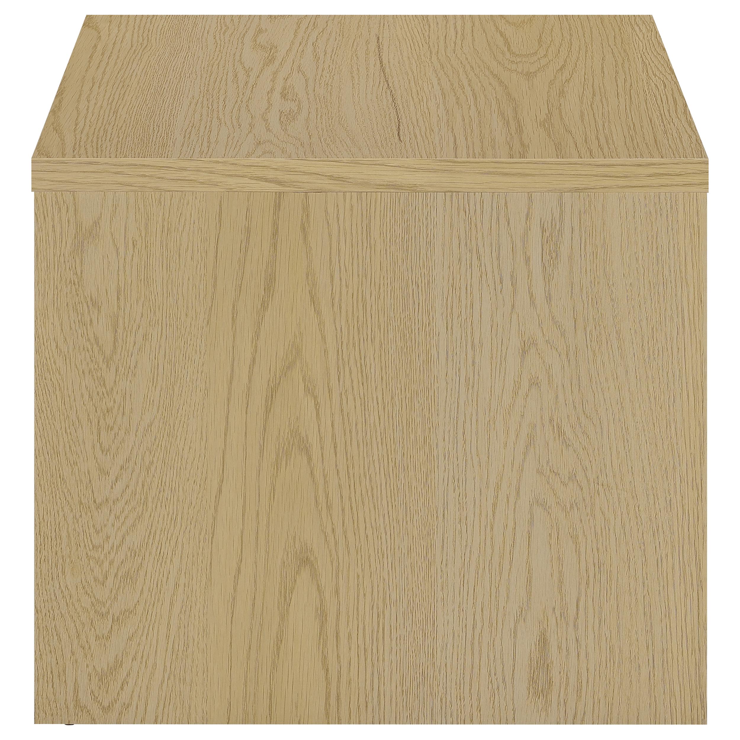 Canoga 2-Piece Lift Top Cocktail Coffee Table Set Light Oak - Image 7