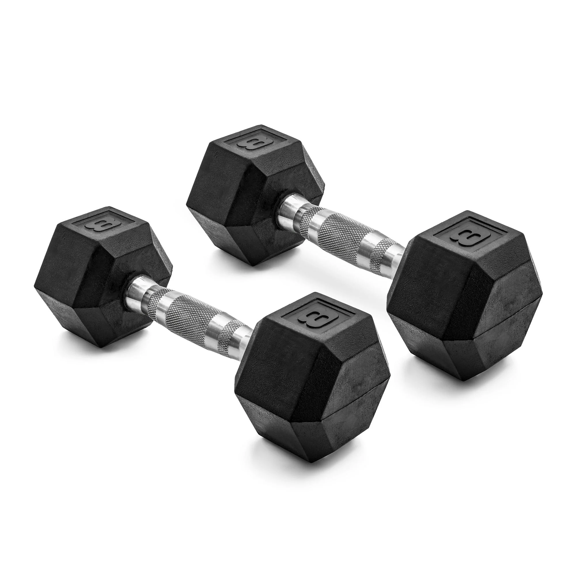 CAP Rubber Hex Coated Dumbbell Pair - Image 2