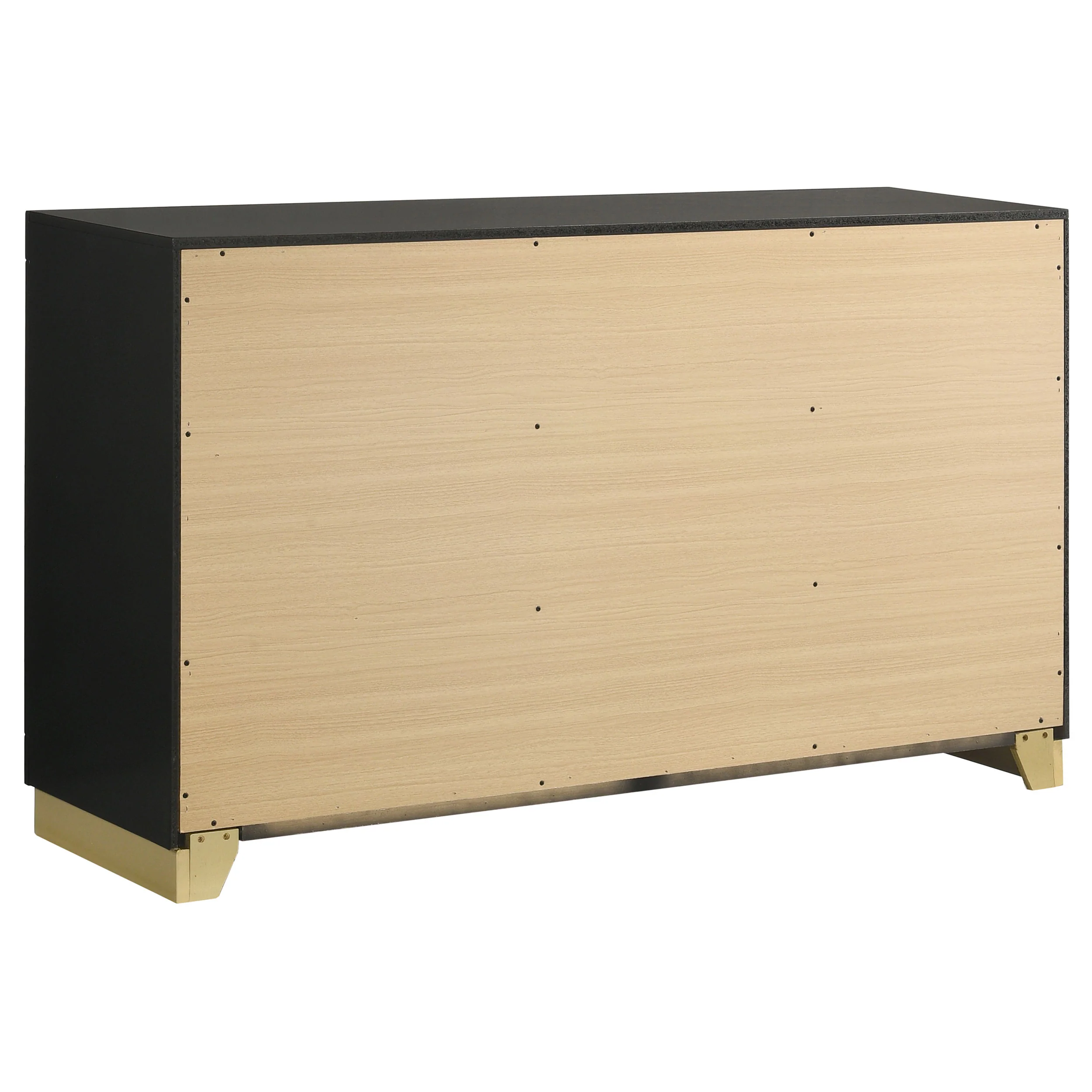 Caraway 6-Drawer Dresser Black - Image 10