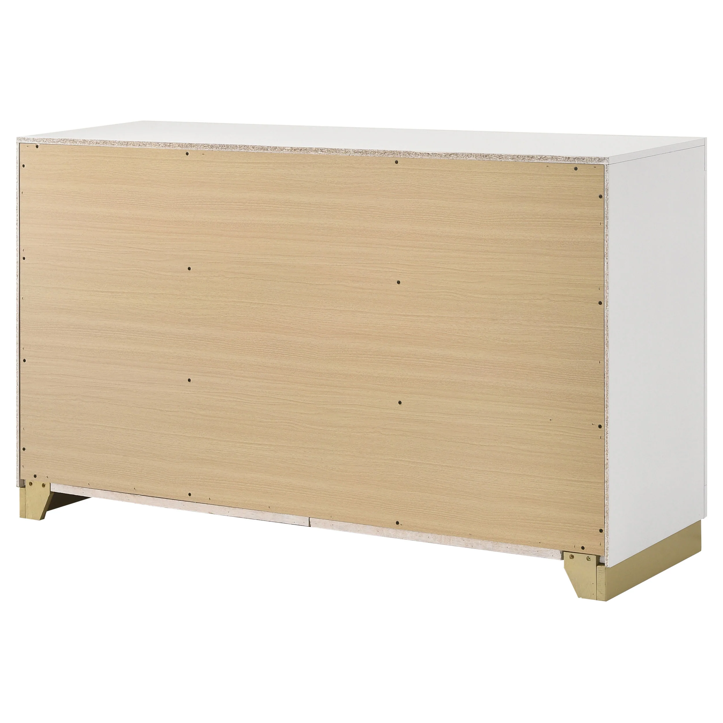 Caraway 6-Drawer Dresser in White - Image 10
