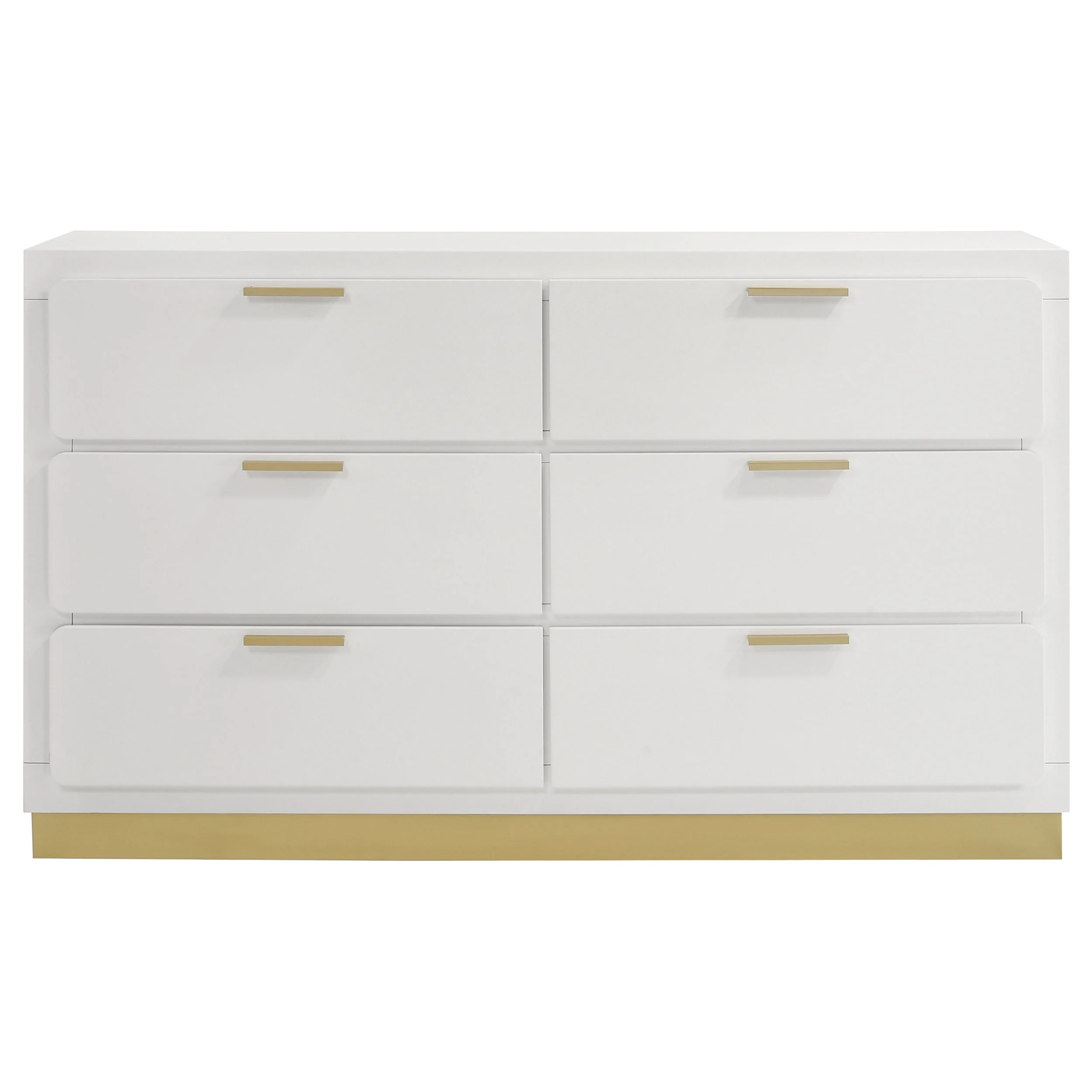 Caraway 6-Drawer Dresser in White - Image 5