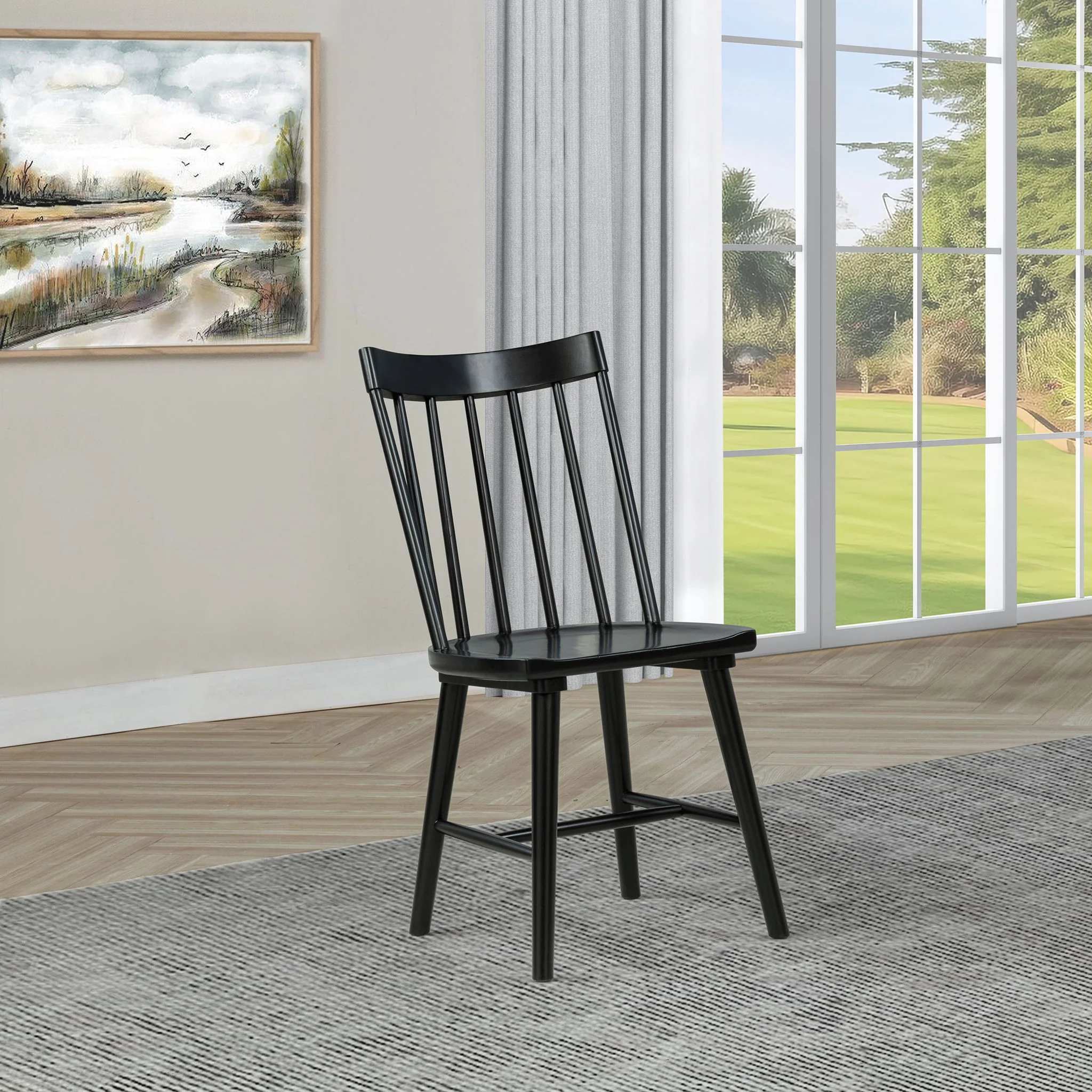 Carlos - Windsor Style Dining Side Chair (Set of 2) - Image 18