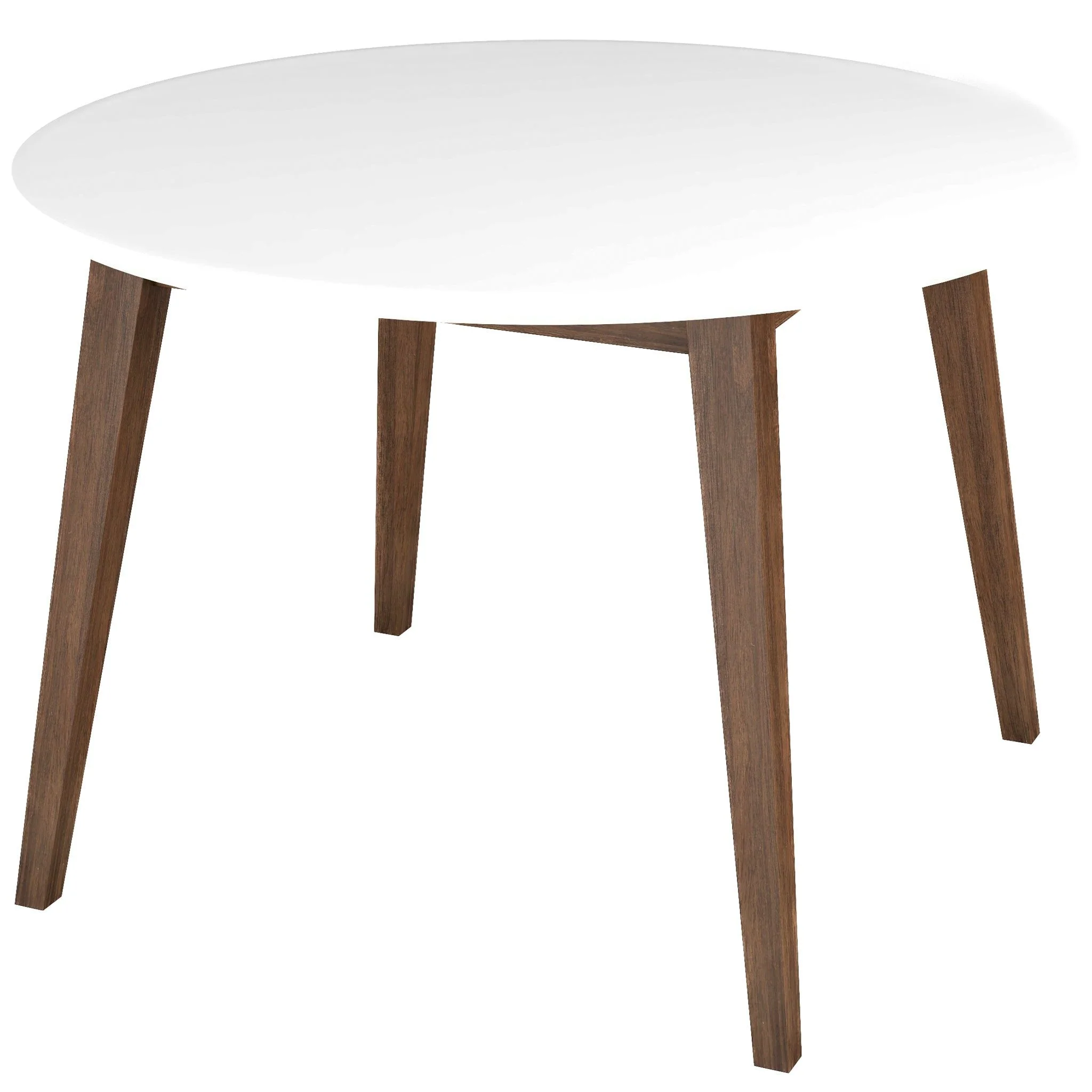 Dining Table - Brown / White - Image 4