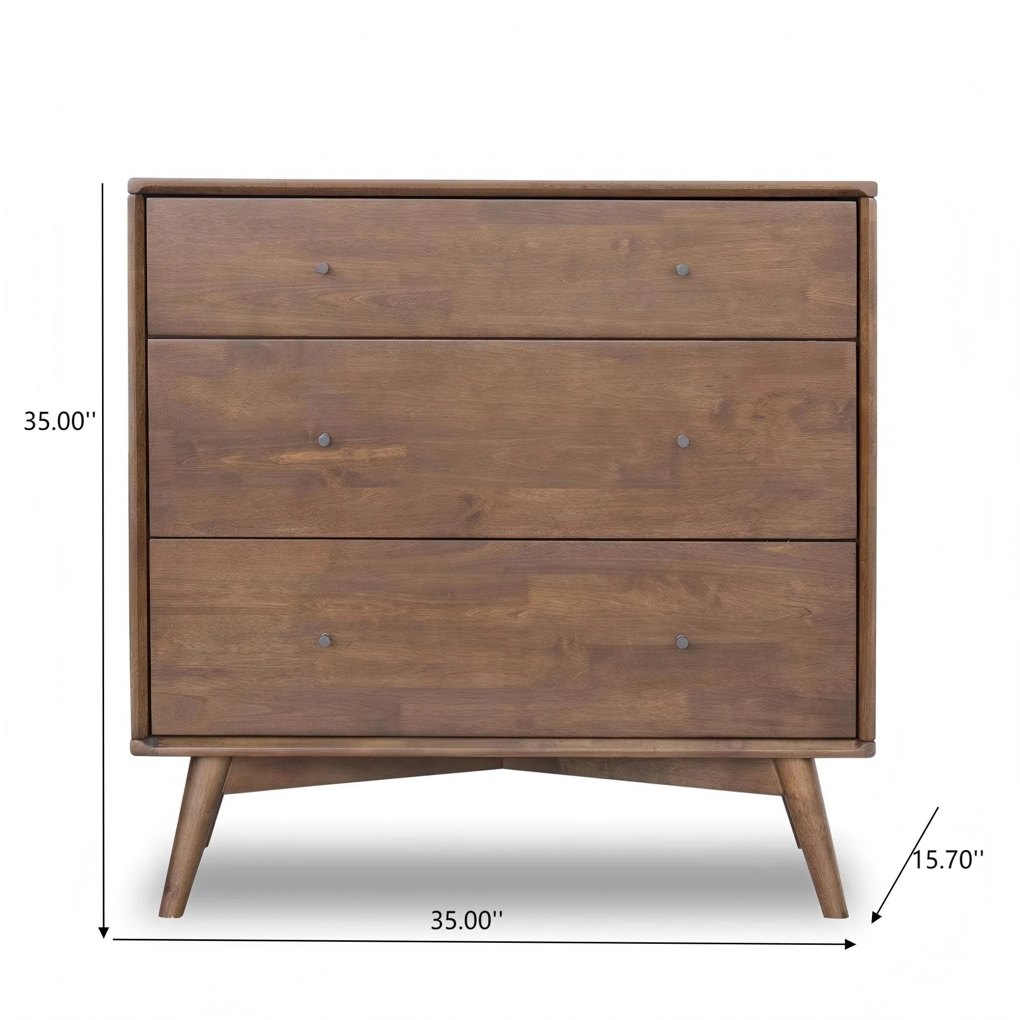 Caroline - Dresser 3 Drawer - Brown / Wood - Image 5