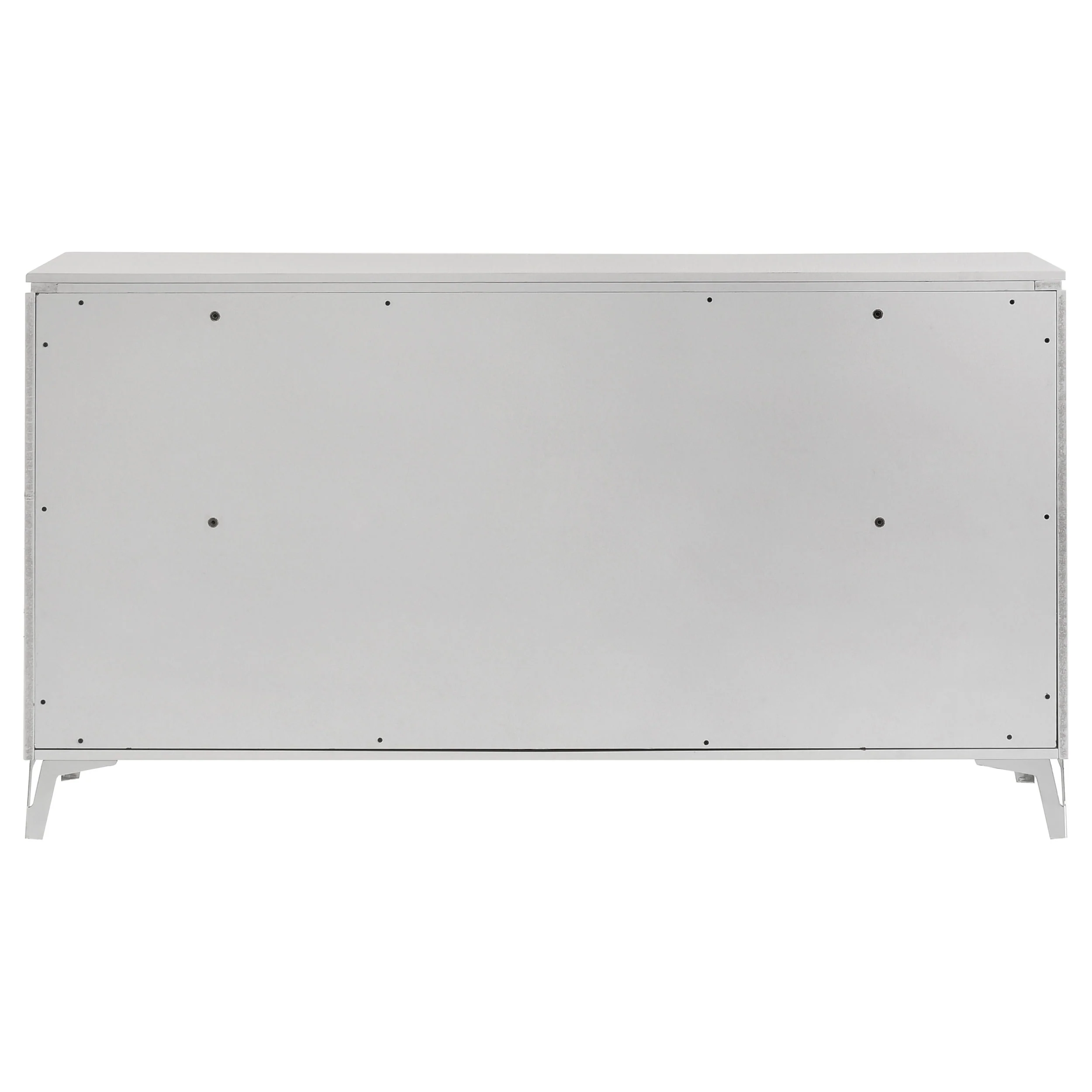 Cassia 6-Drawer Dresser, White High Gloss - Image 5