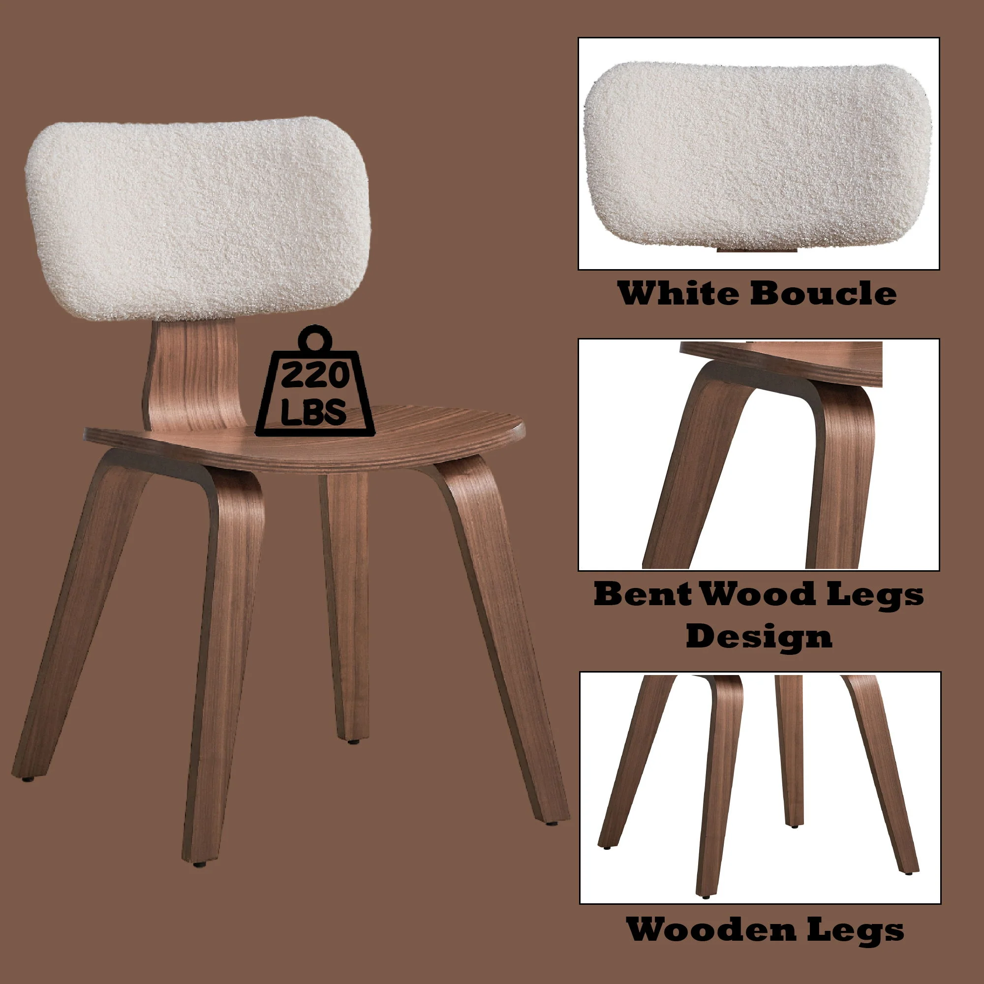 Casson - 5 Piece Dining Room Set - Walnut - Image 3