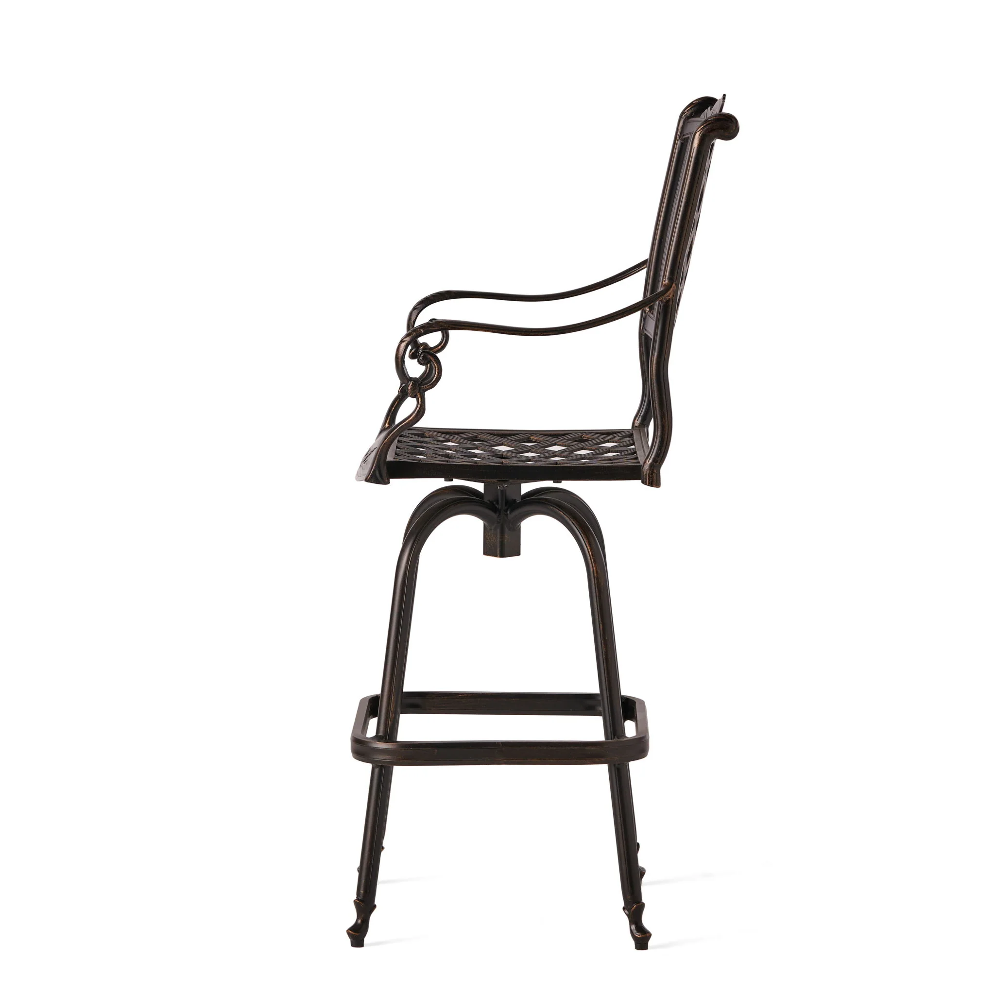 Cast Aluminum Bar Stool - Copper - Image 6