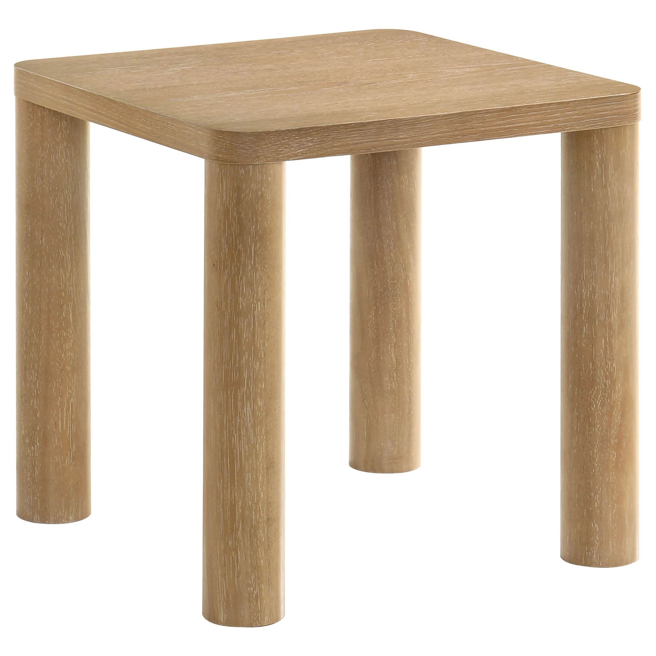 Castlewood 2-Piece Cocktail Coffee Table Set Light Oak - Image 5