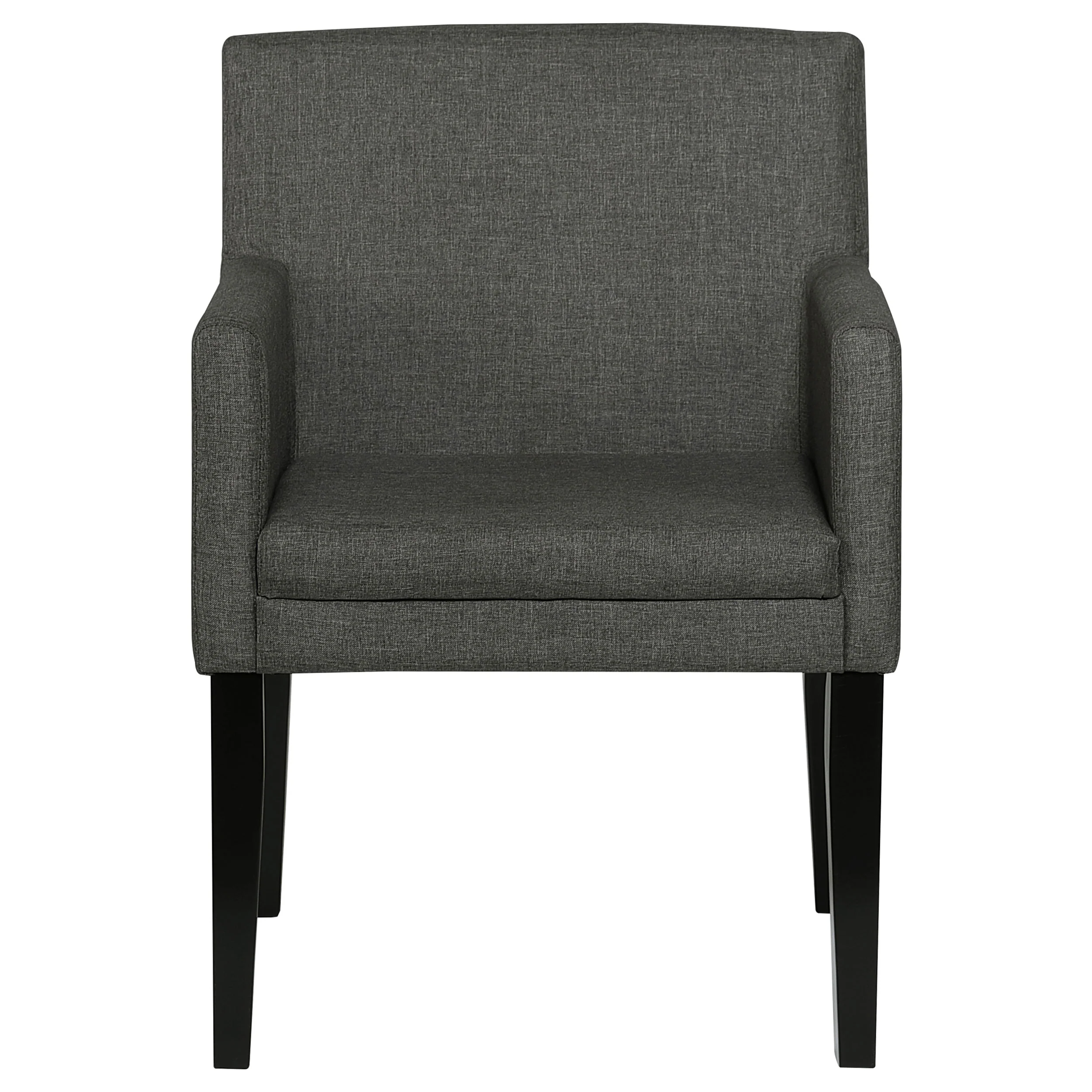 Catherine 5-Piece Black Dining Table Set with Grey Chairs - Image 7
