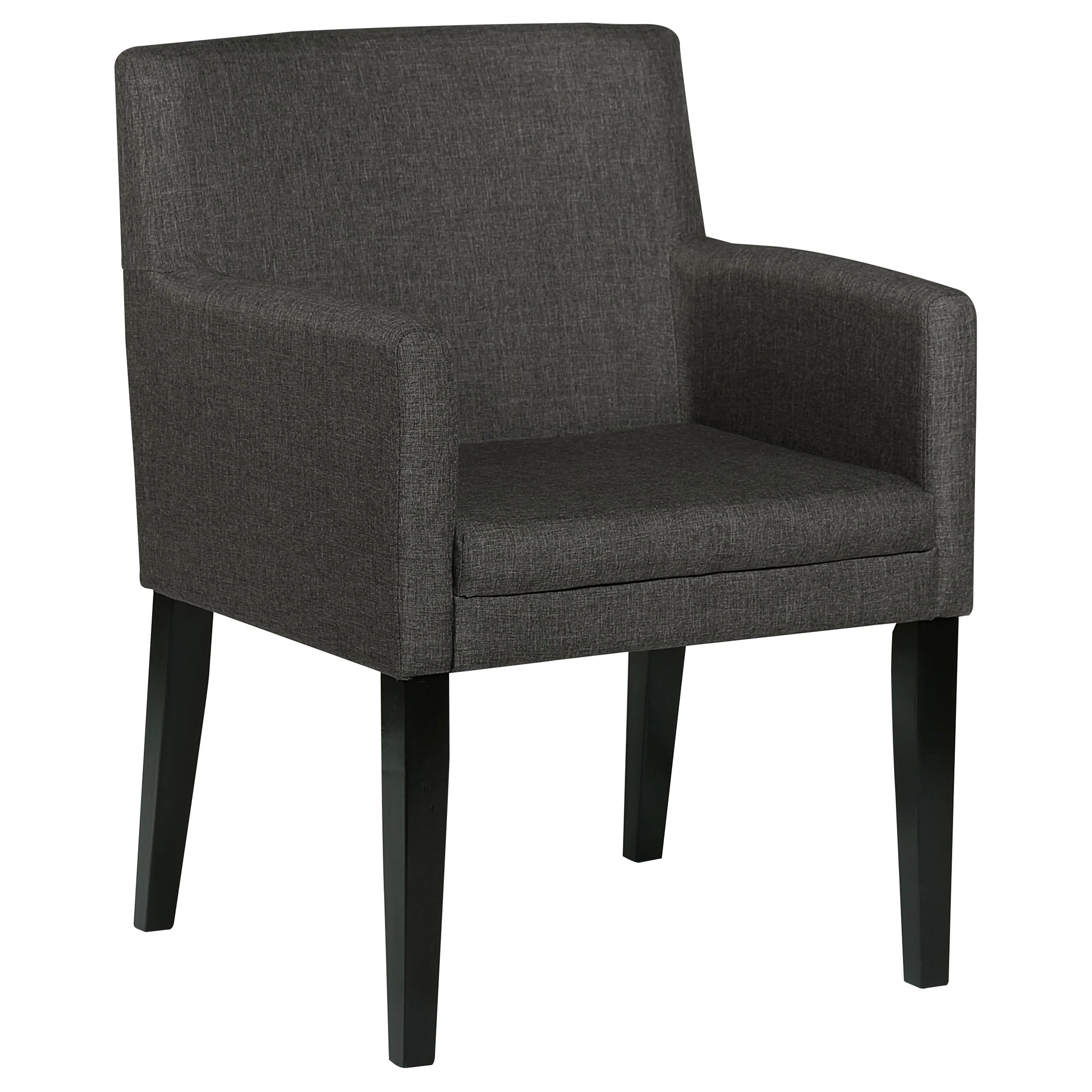 Catherine Upholstered Dining Arm Chair Grey (Set of 2) - Image 2