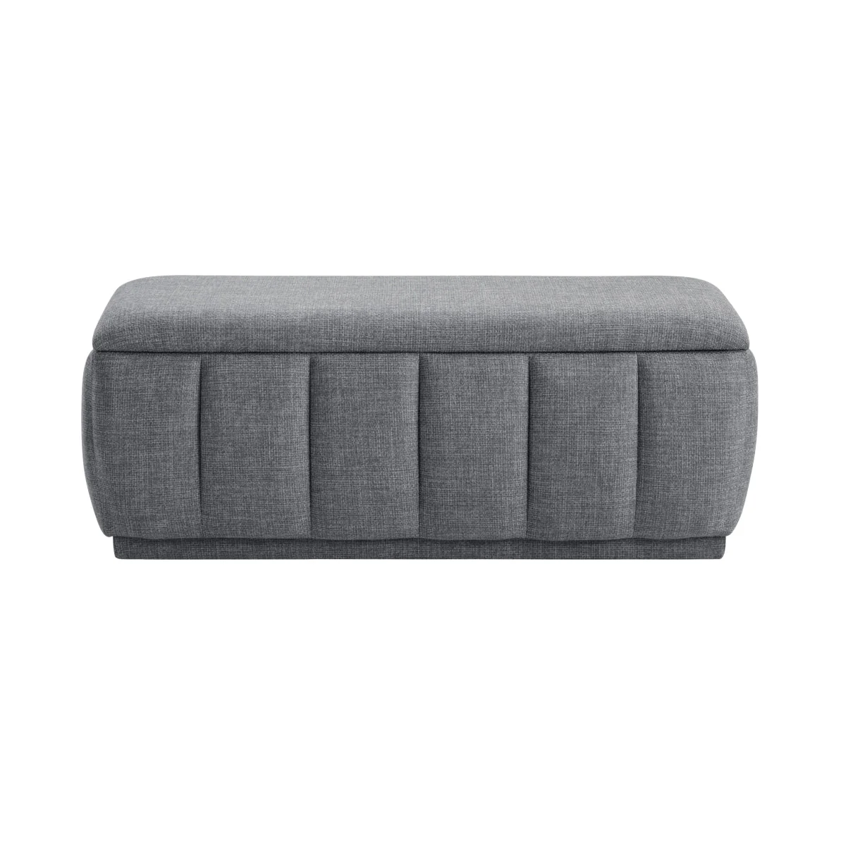 CAVINAS Modern Lift-Open Top Ottoman Bench with Internal Storage, Upholstered Storage Bench - Image 5