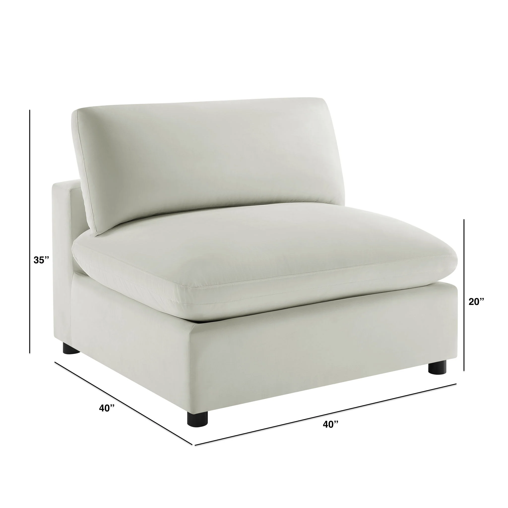 Caylie - Armless Slipper Chair - Image 10