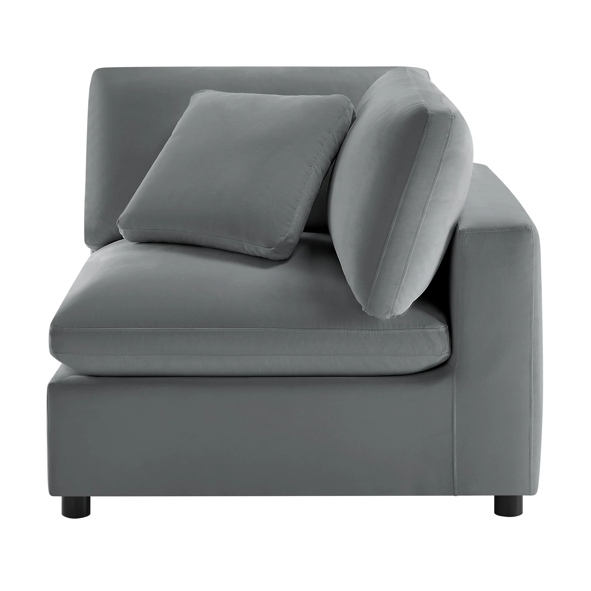 Caylie - Modular 2 Piece Sofa - Charcoal - Image 5