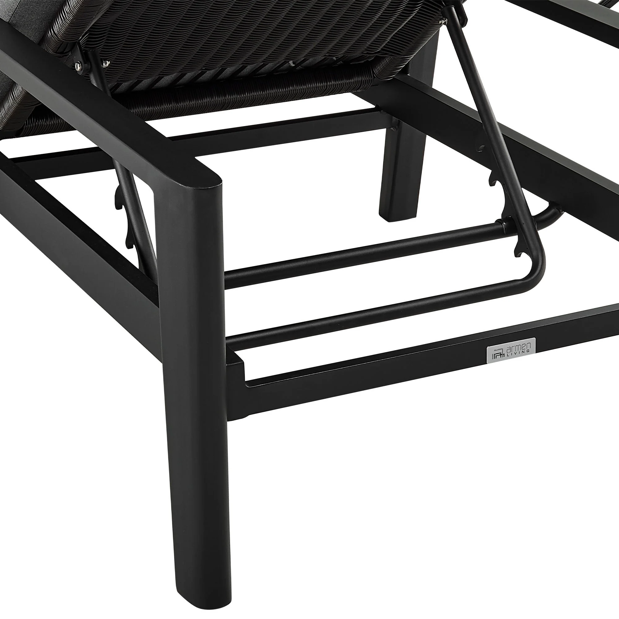 Cayman - Outdoor Patio Adjustable Chaise Lounge Chair With Cushions - Gray - Image 9