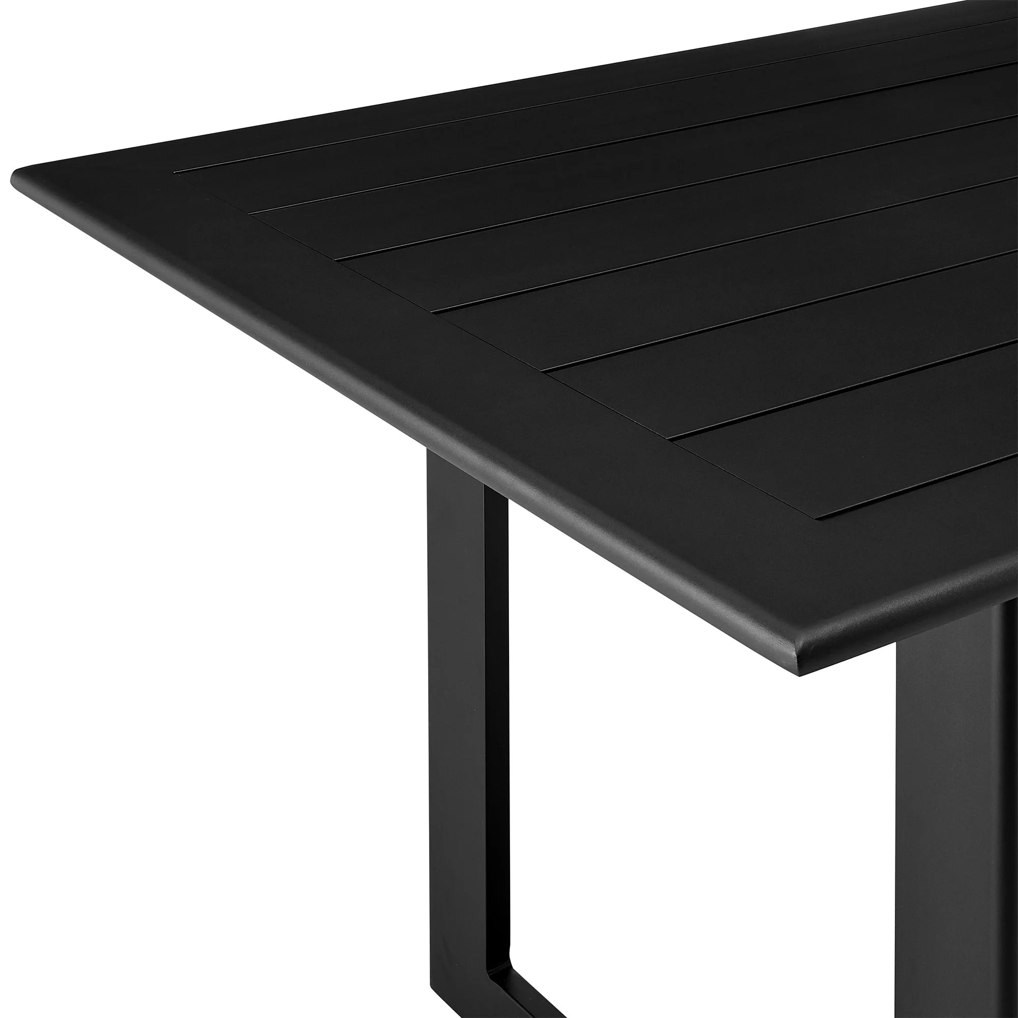 Cayman - Outdoor Patio Dining Table - Black - Image 2