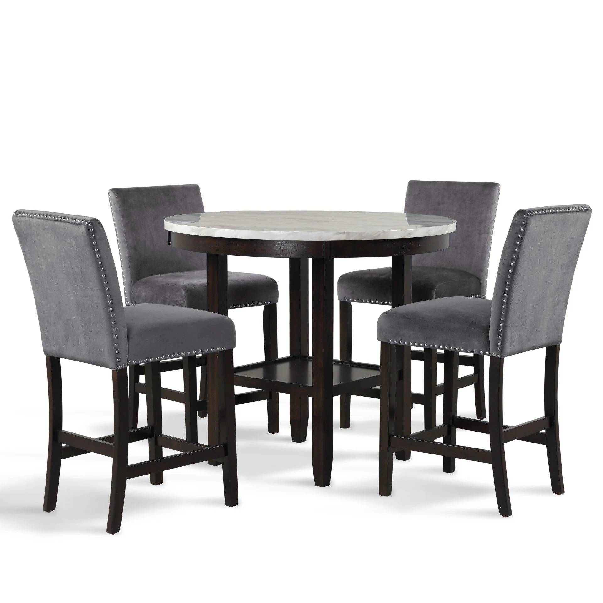 Celeste - Round Counter Table - Espresso - Image 8