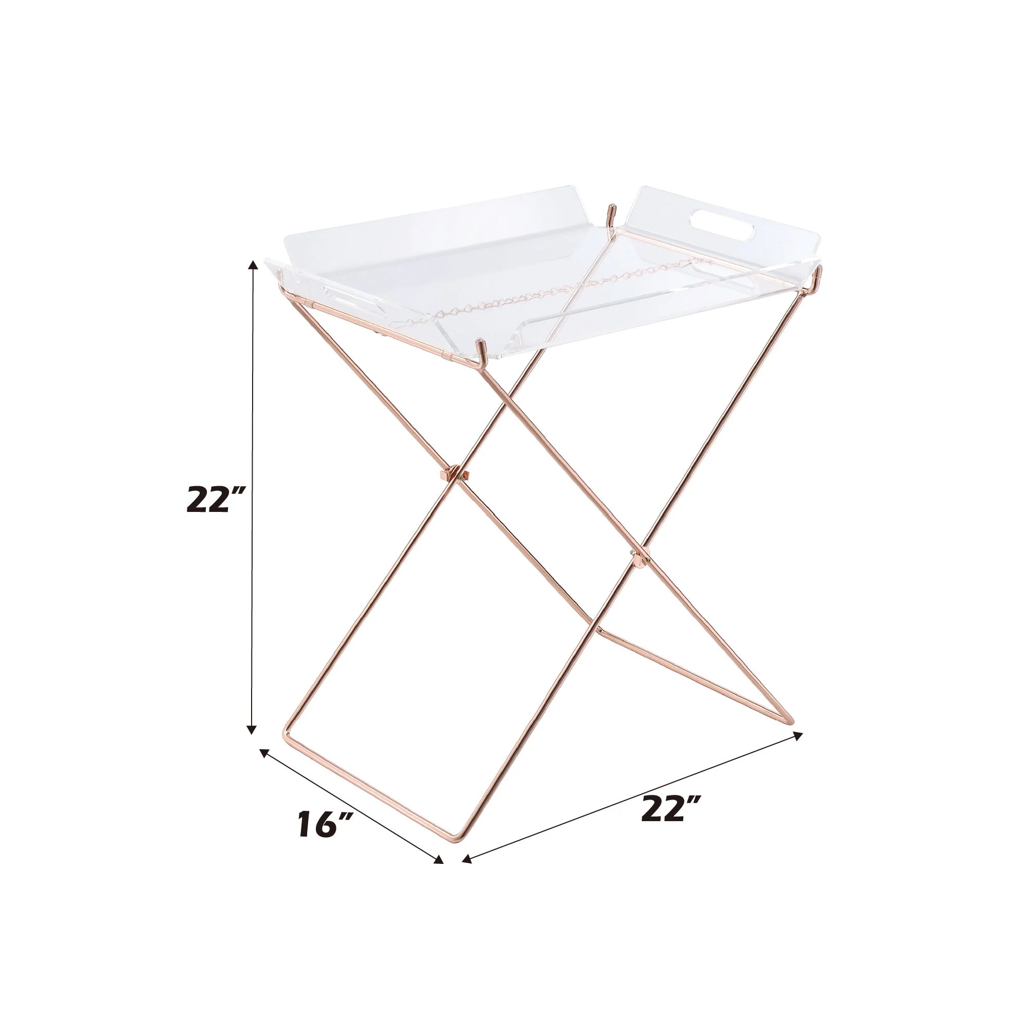 Cercie - Tray Table - Clear - Image 4