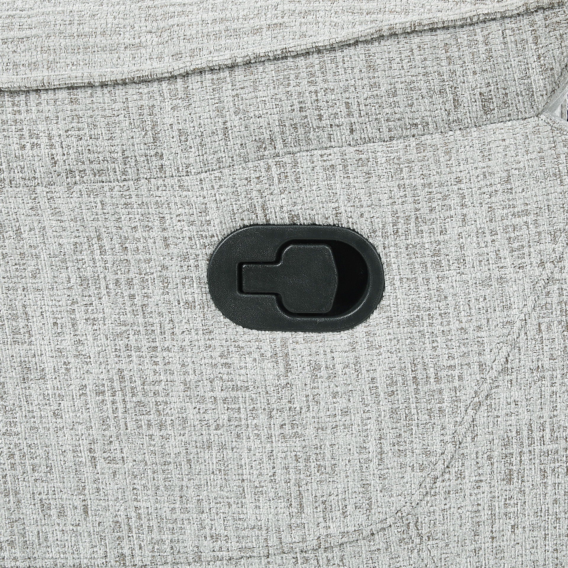 Chablis - Glider Recliner With Heat And Massage - Mist Gray - Image 4