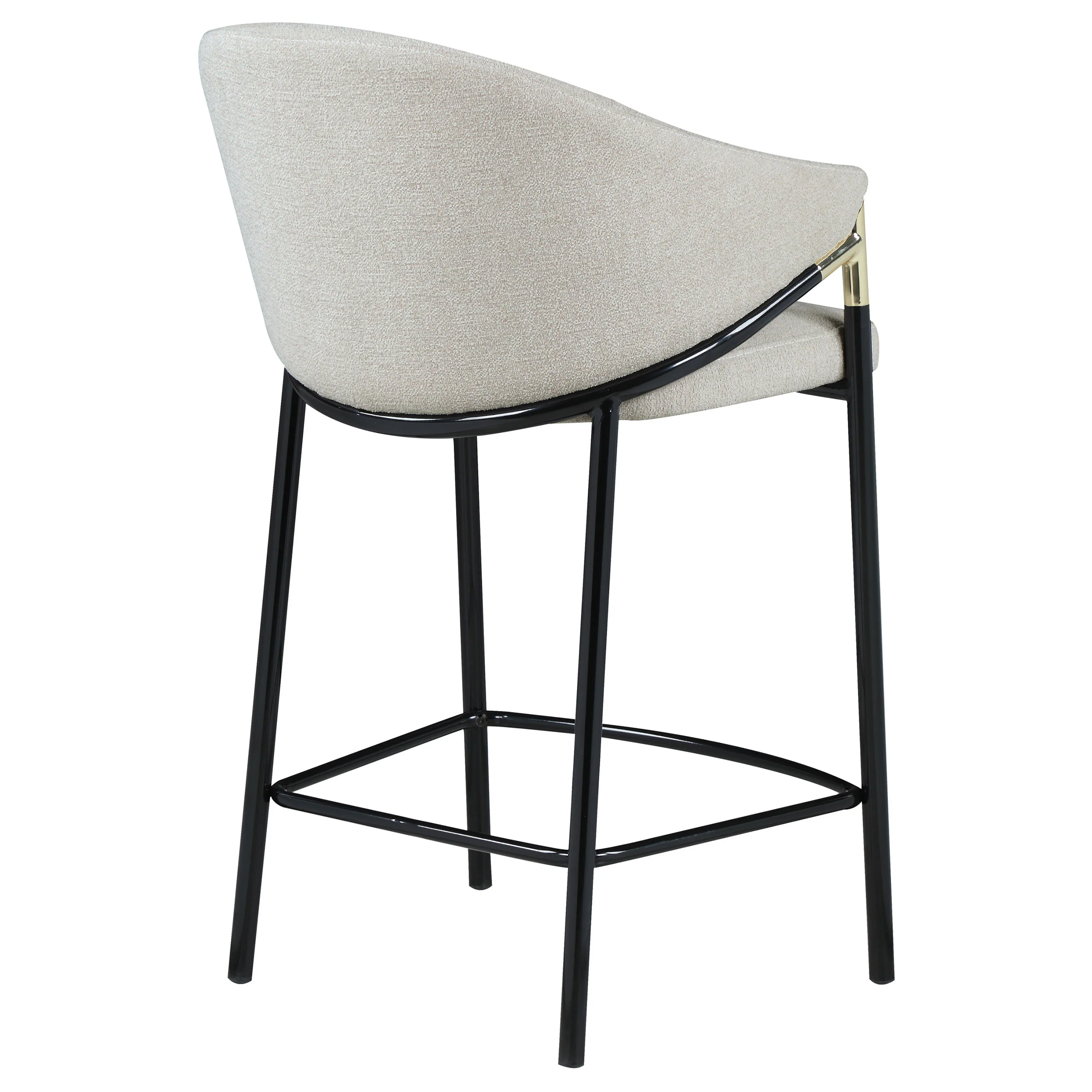 Chadwick Fabric Upholstered Counter Chair Beige, Set of 2 - Image 6
