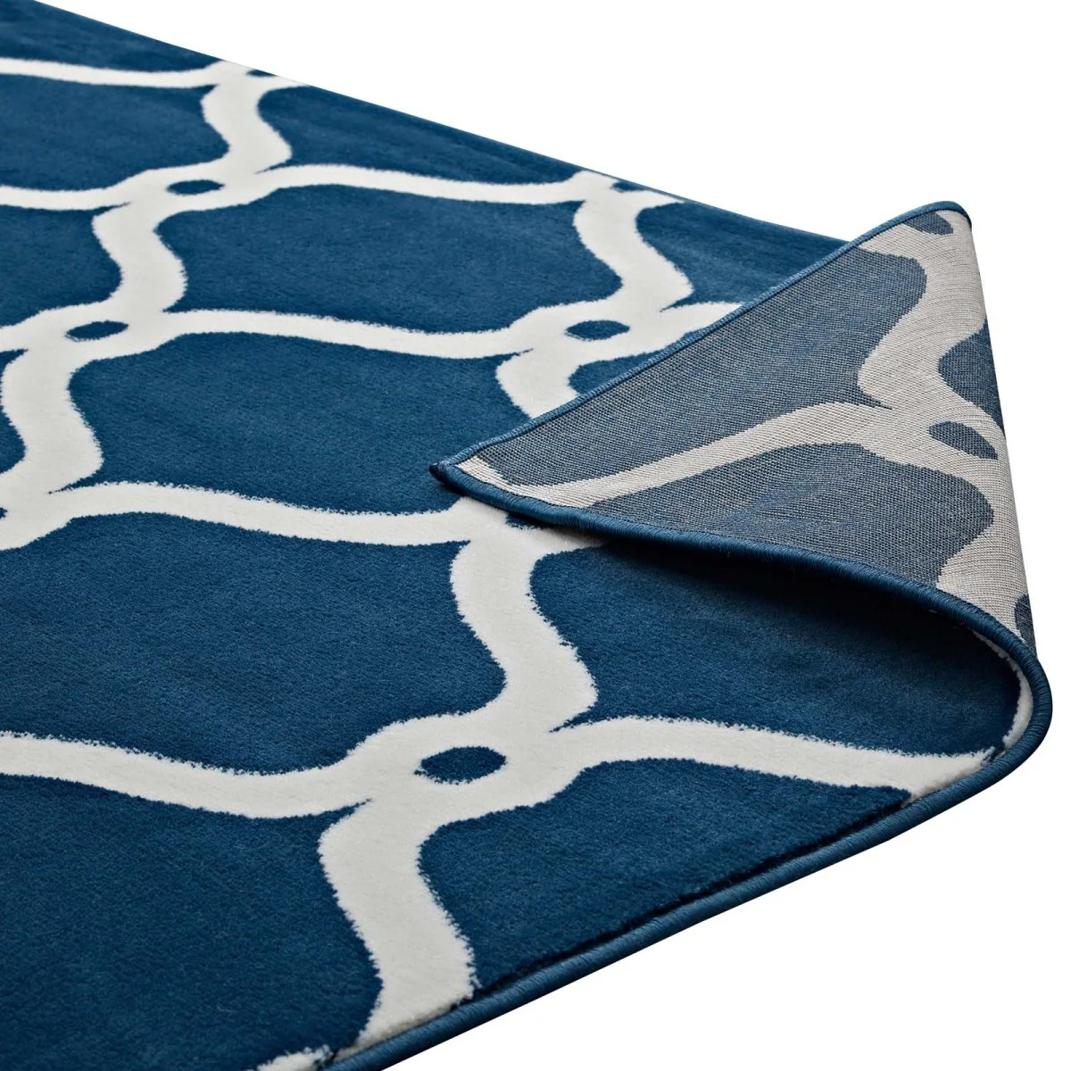 Chain Link Transitional Trellis Area Rug — Classic Transitional Design for Living Rooms - Image 11