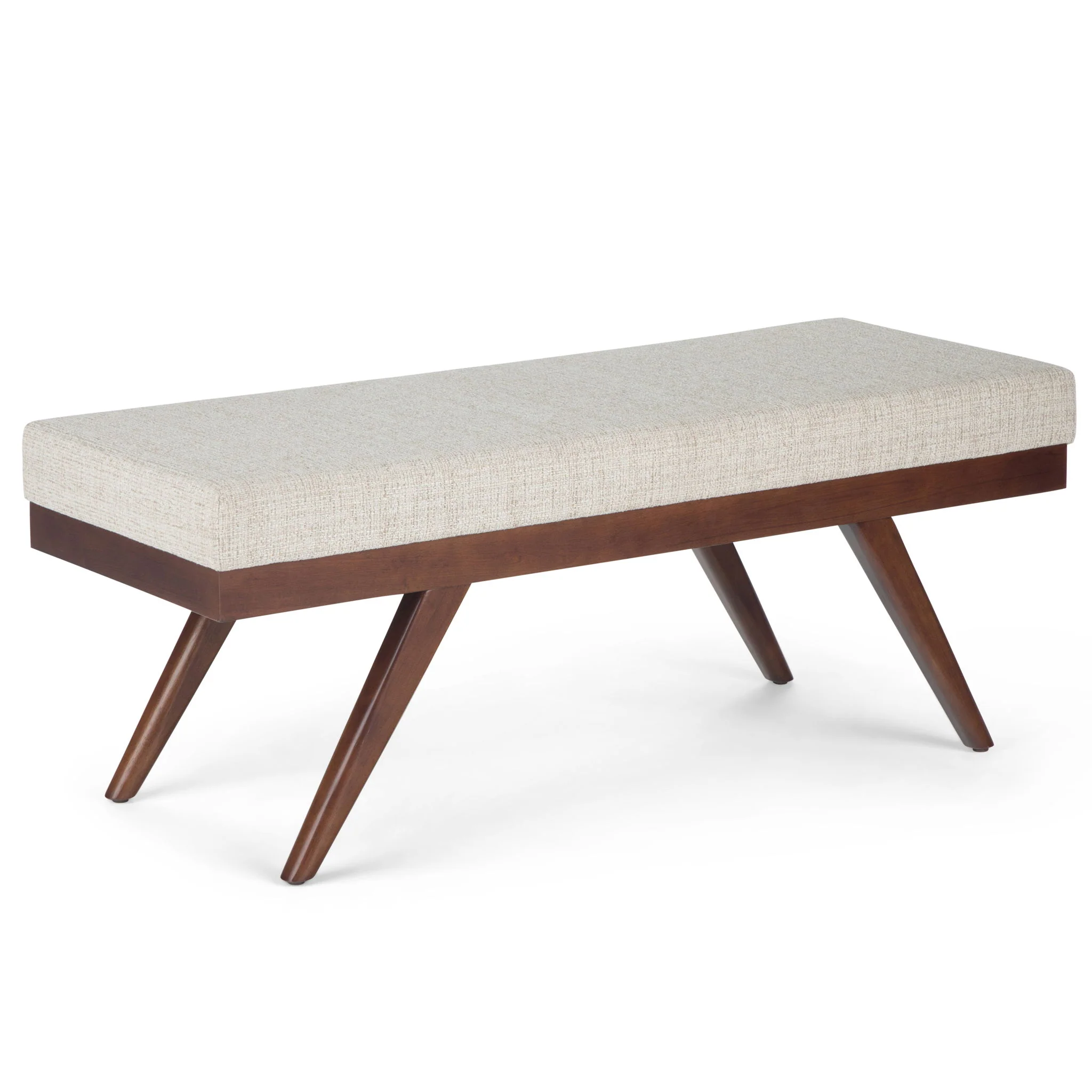 Chanelle - Mid-Century Ottoman Bench - Image 3