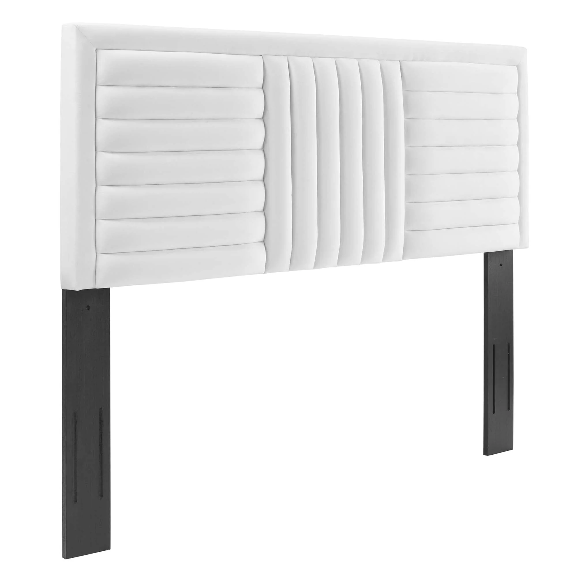 Channel Tufted Performance Velvet Headboard - Image 18