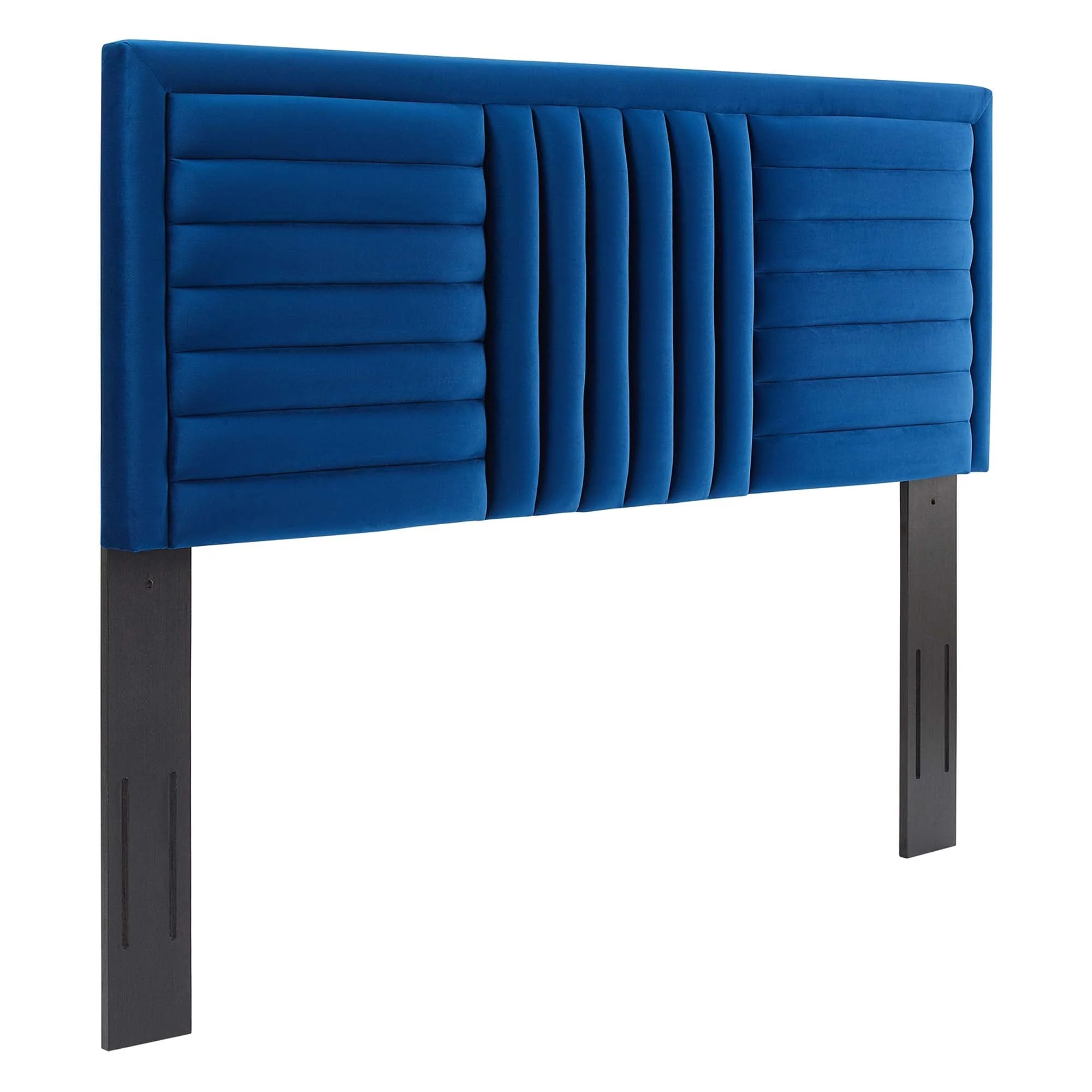 Channel Tufted Performance Velvet Headboard - Image 8