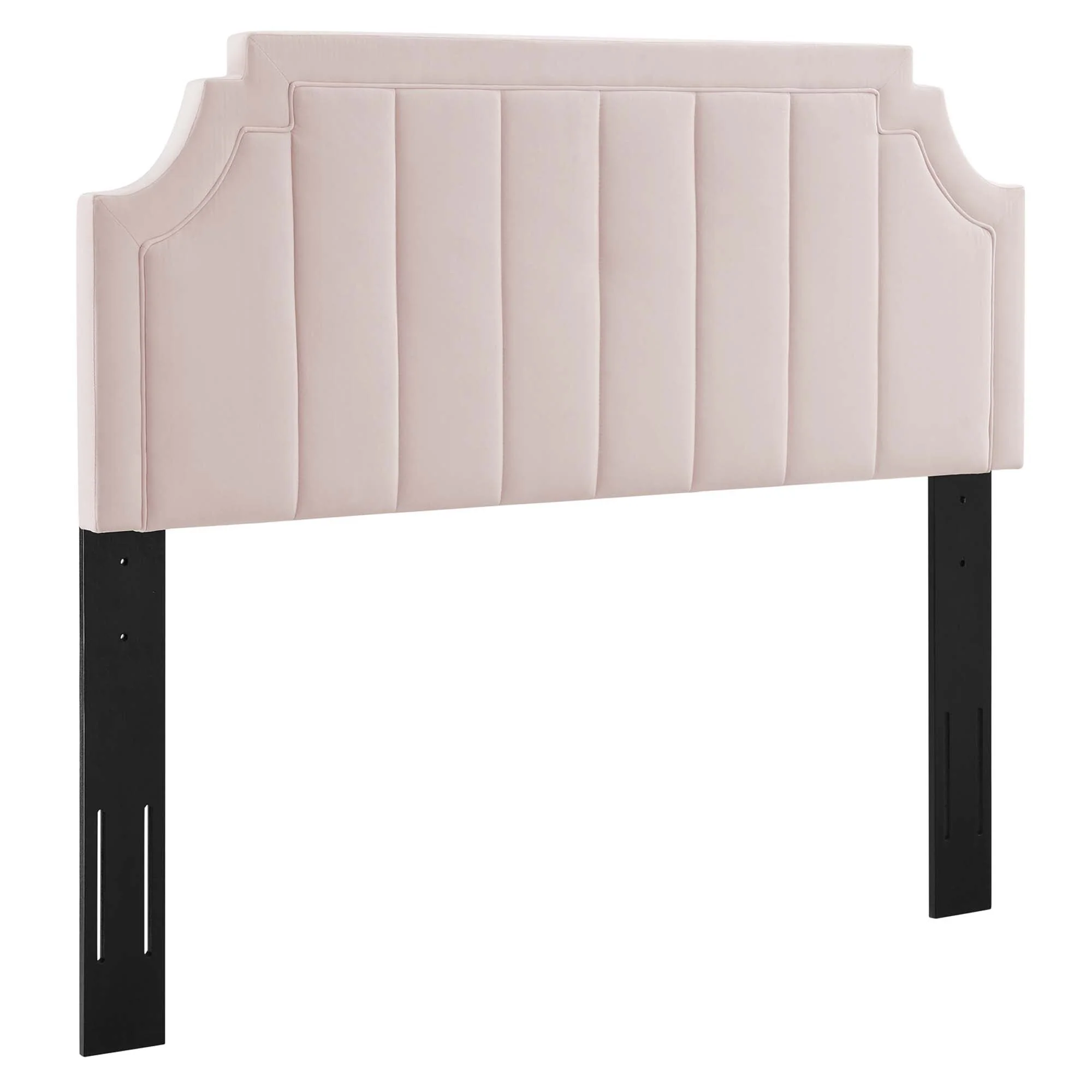 Channel Tufted Performance Velvet Headboard - Image 7