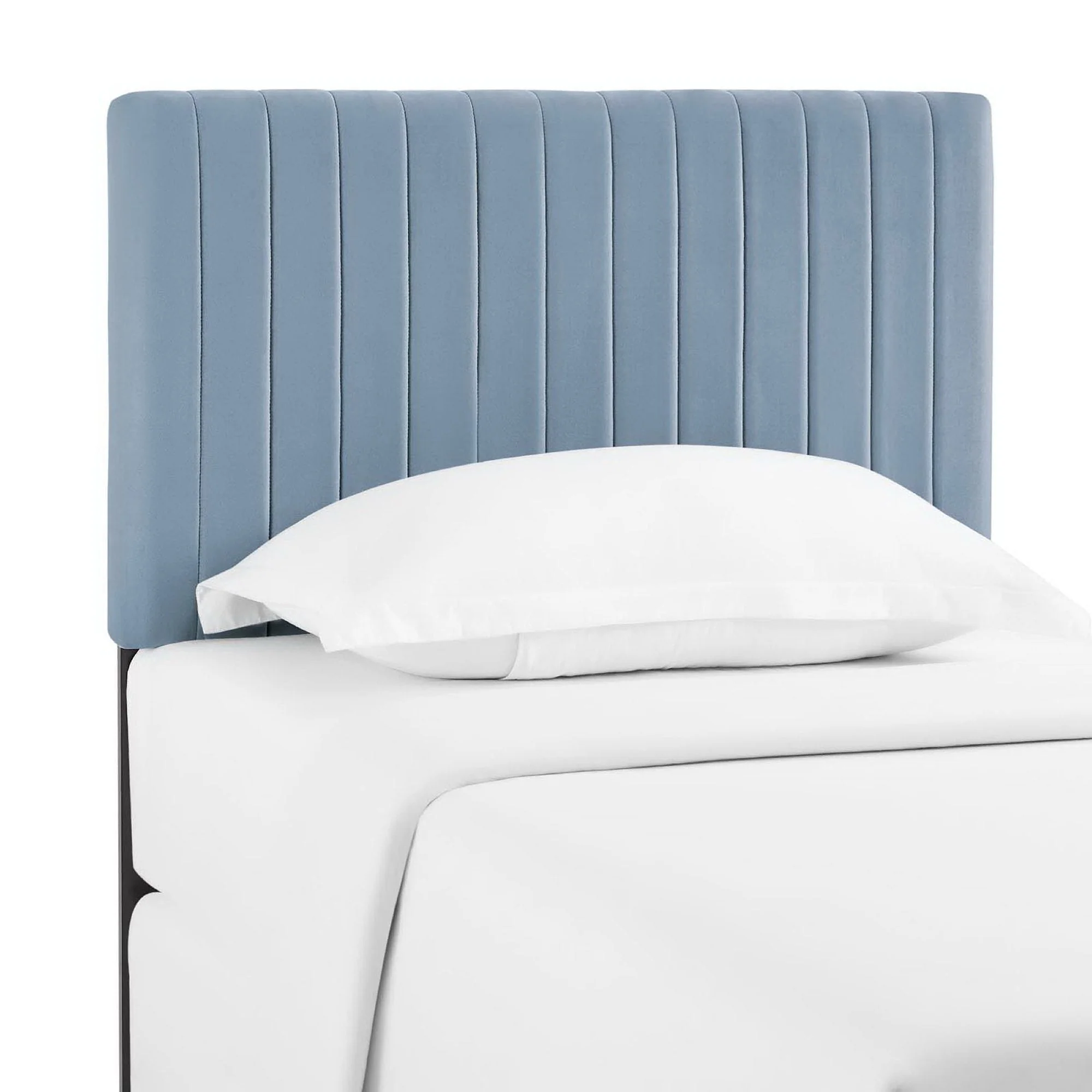 Channel Tufted Performance Velvet Headboard - Image 5