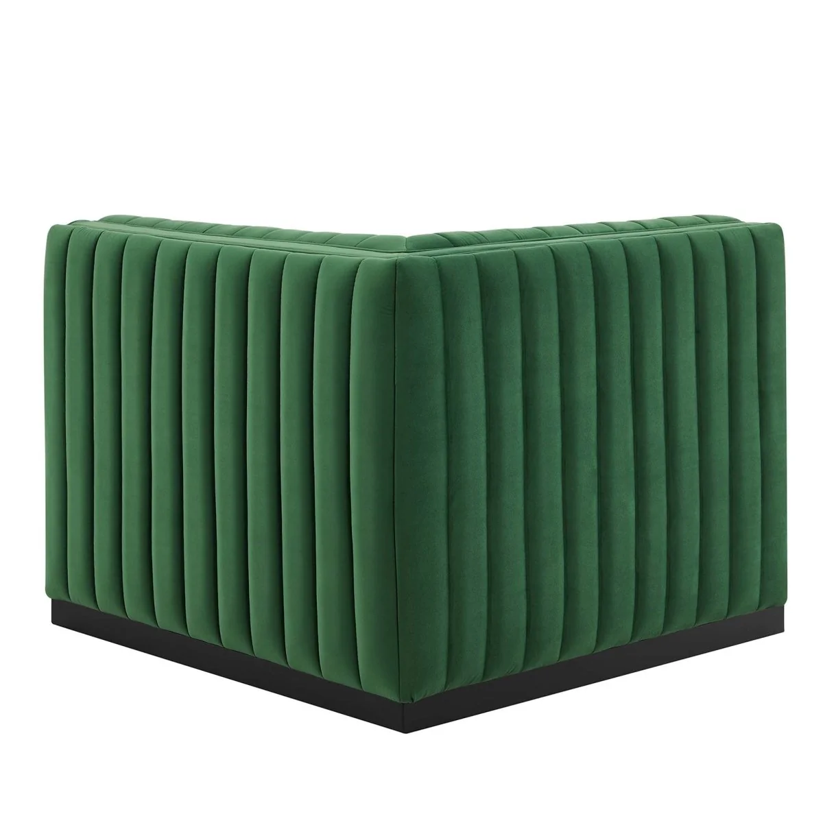 Channel Tufted Performance Velvet Left Corner Chair 37 Inch - Image 10