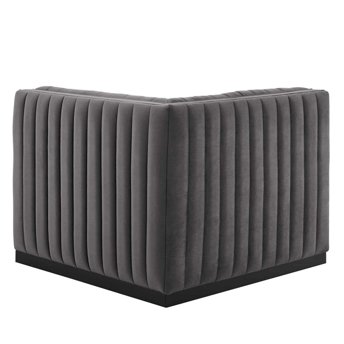 Channel Tufted Performance Velvet Left Corner Chair 37 Inch - Image 16