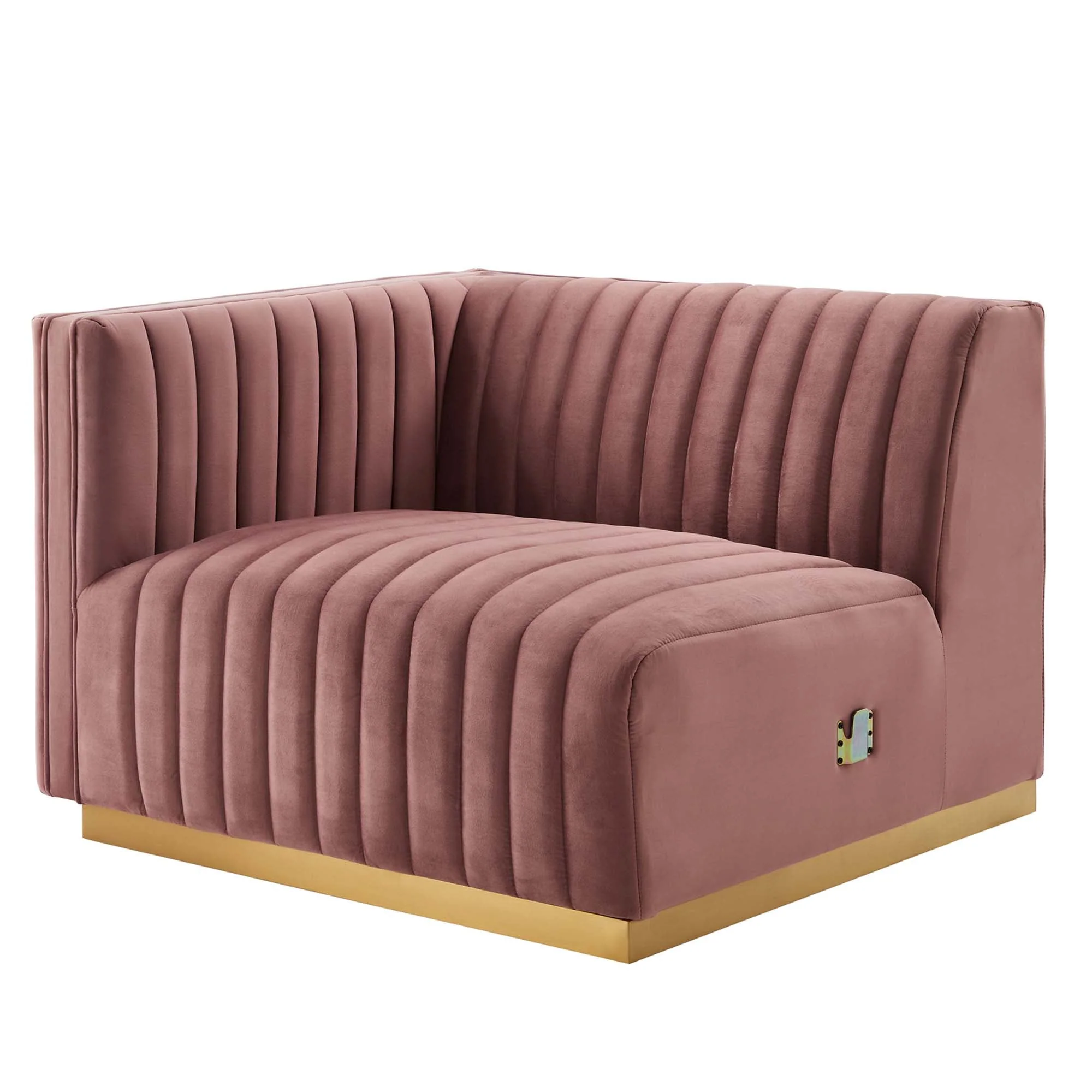 Channel Tufted Performance Velvet Loveseat - 83 Inch - Image 11