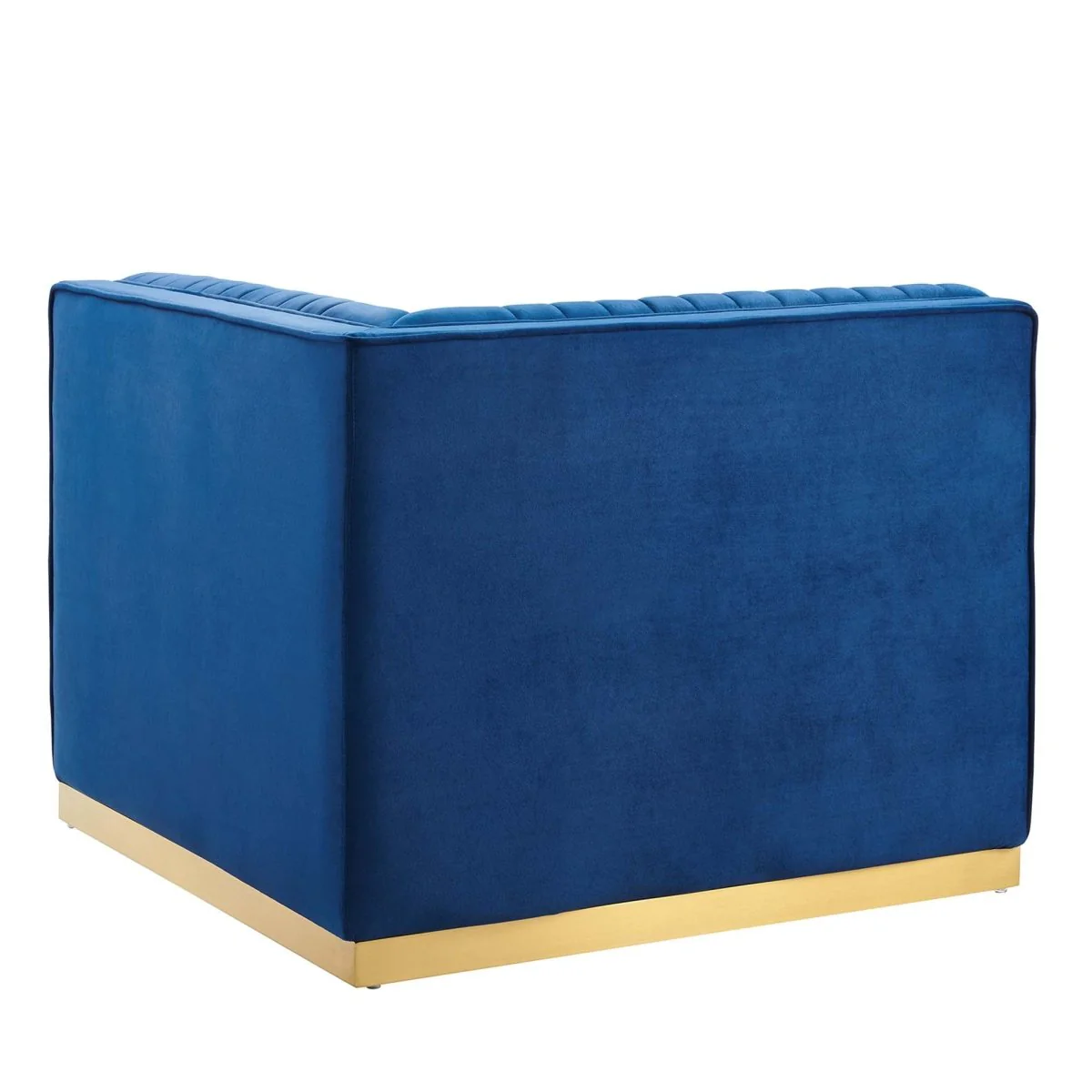 Channel Tufted Performance Velvet Modular Right Corner Chair 36 Inch - Image 16