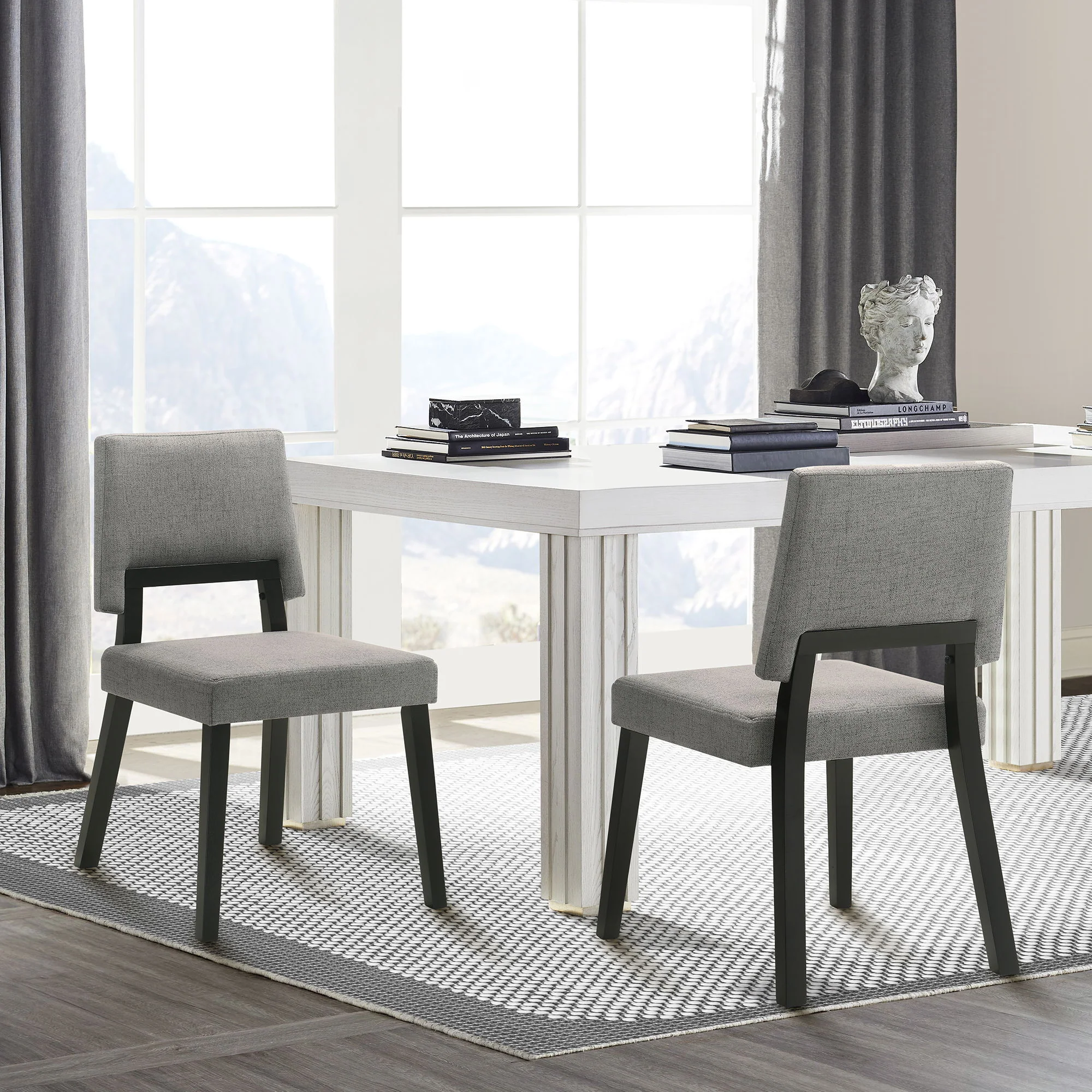 Channell - Dining Chair With Black Frame - Image 6