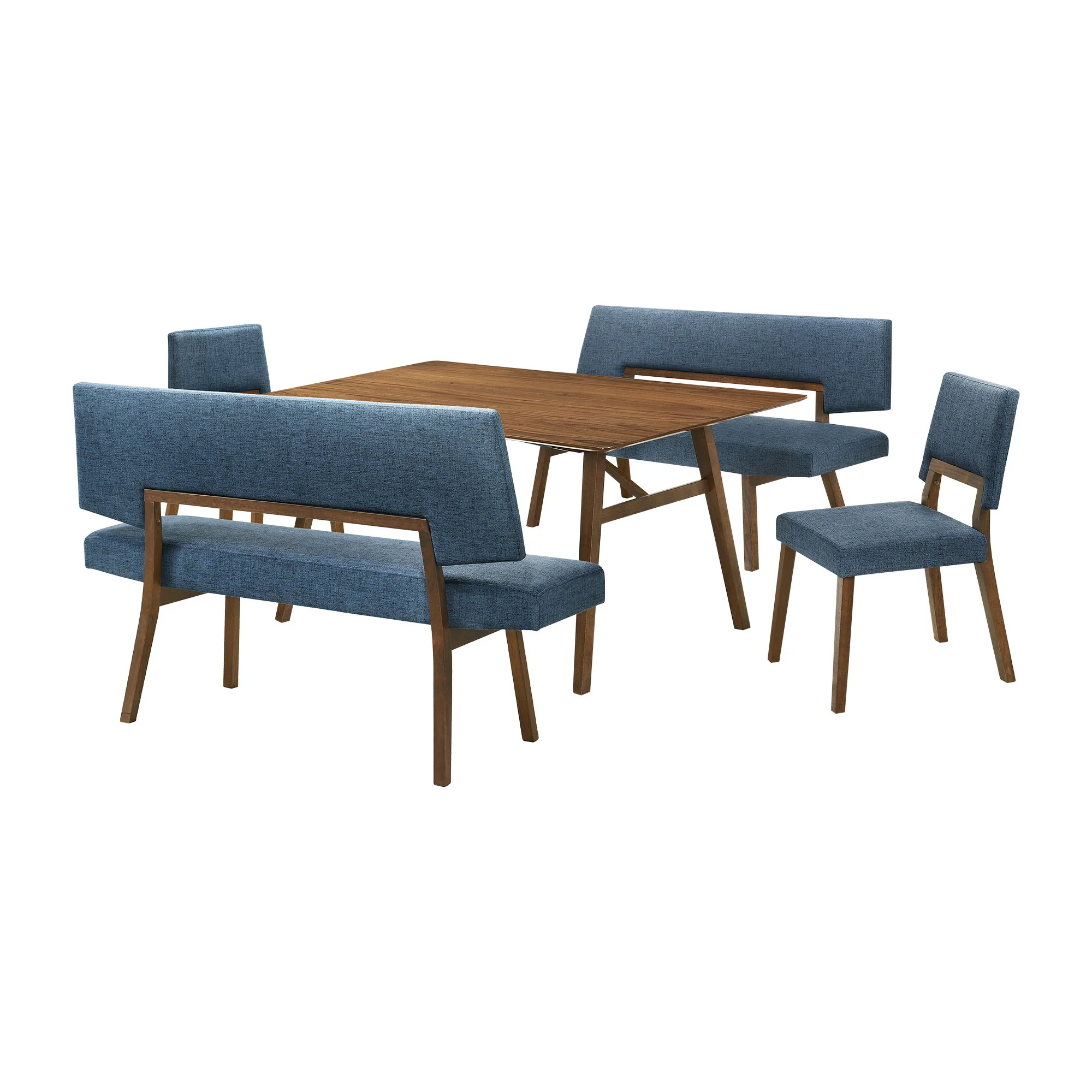 Channell - Walnut Wood Dining Table Set - Image 10