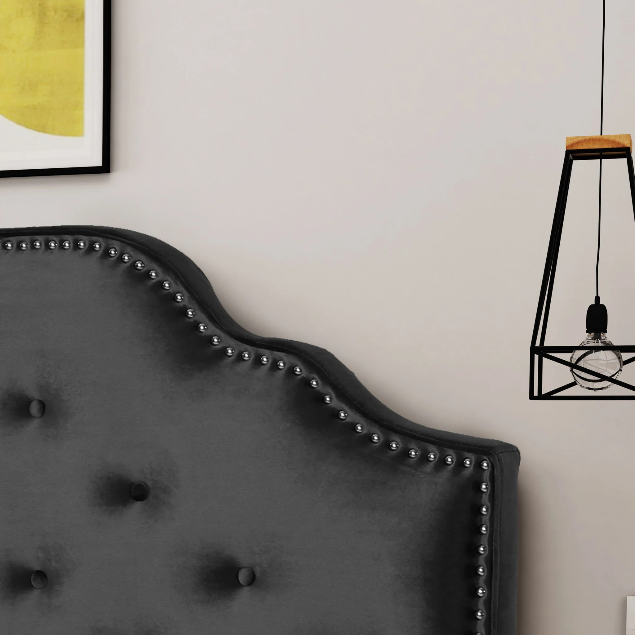 Charismatic - Size Headboard With Button Tufting And Nailhead Trim - Image 9