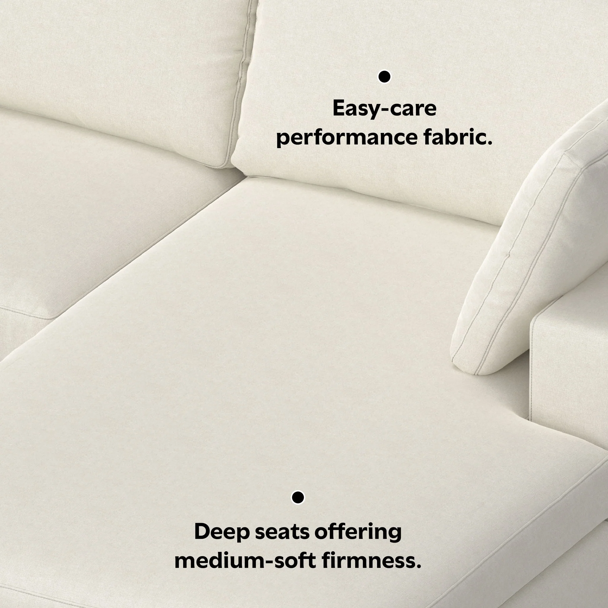Charlie - Upholstered Deep Seater Sectional Sofa - Image 23
