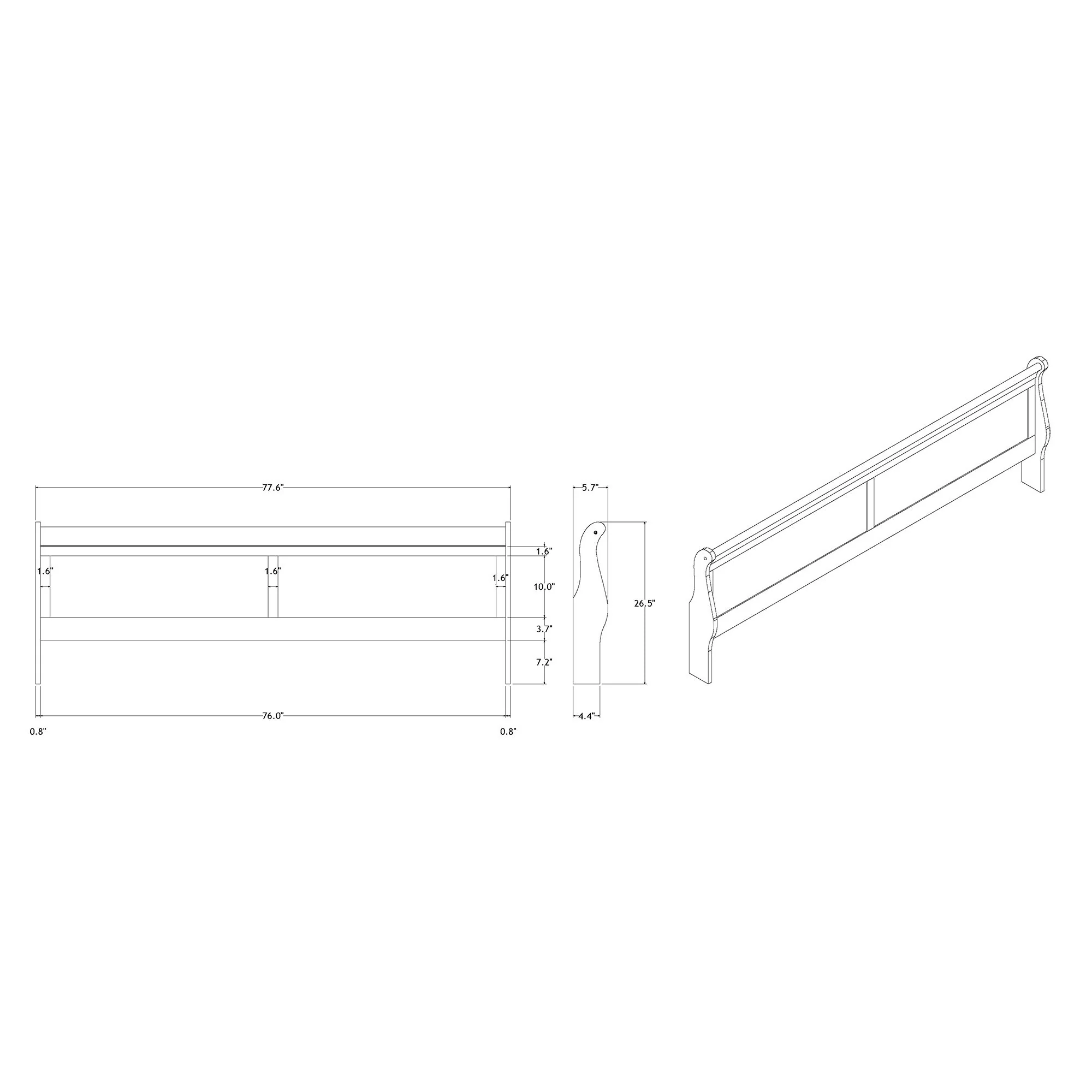 Charlston - Bed With LED - Image 11