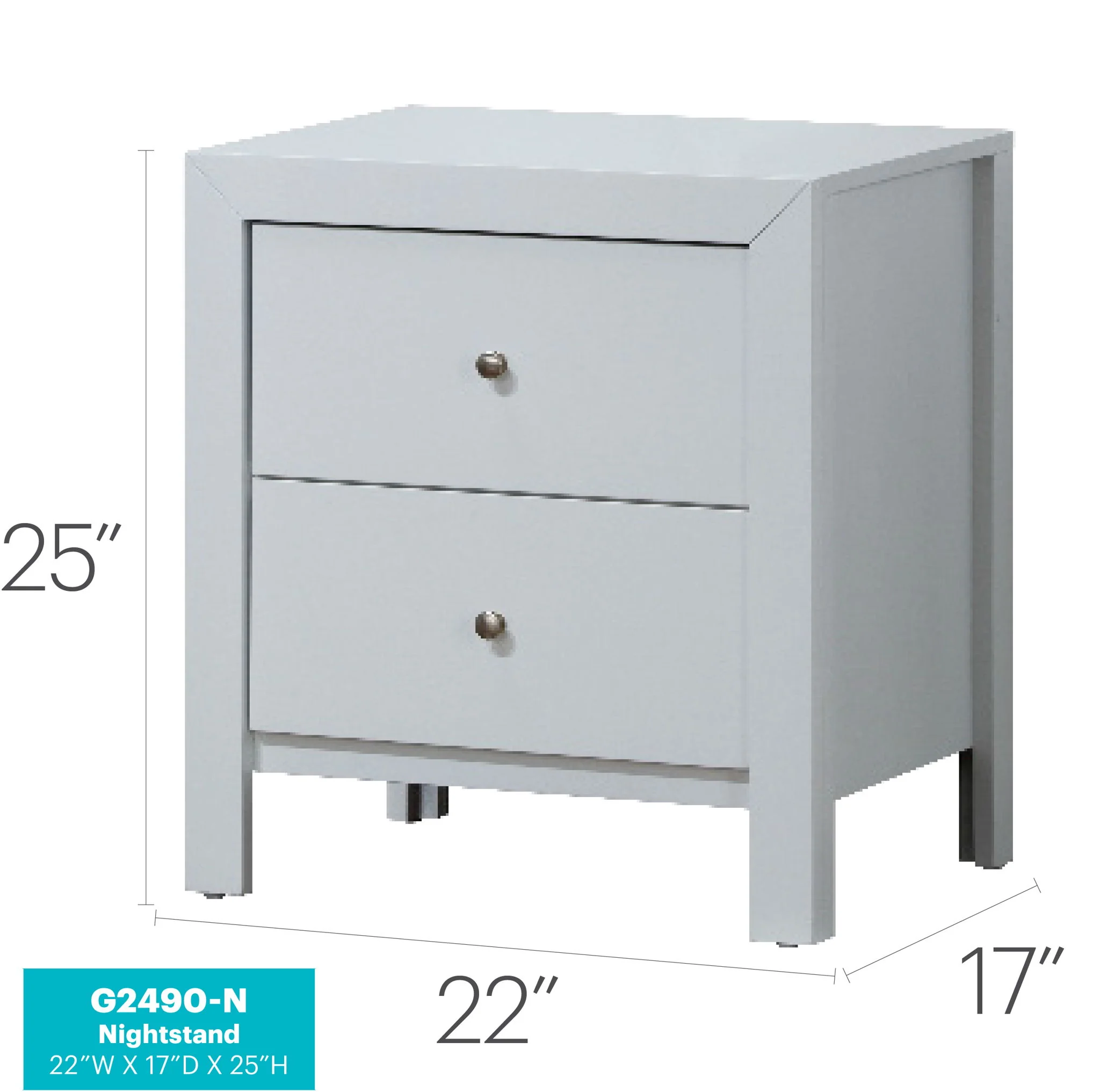 Charming Nightstand With Drawers - Image 9